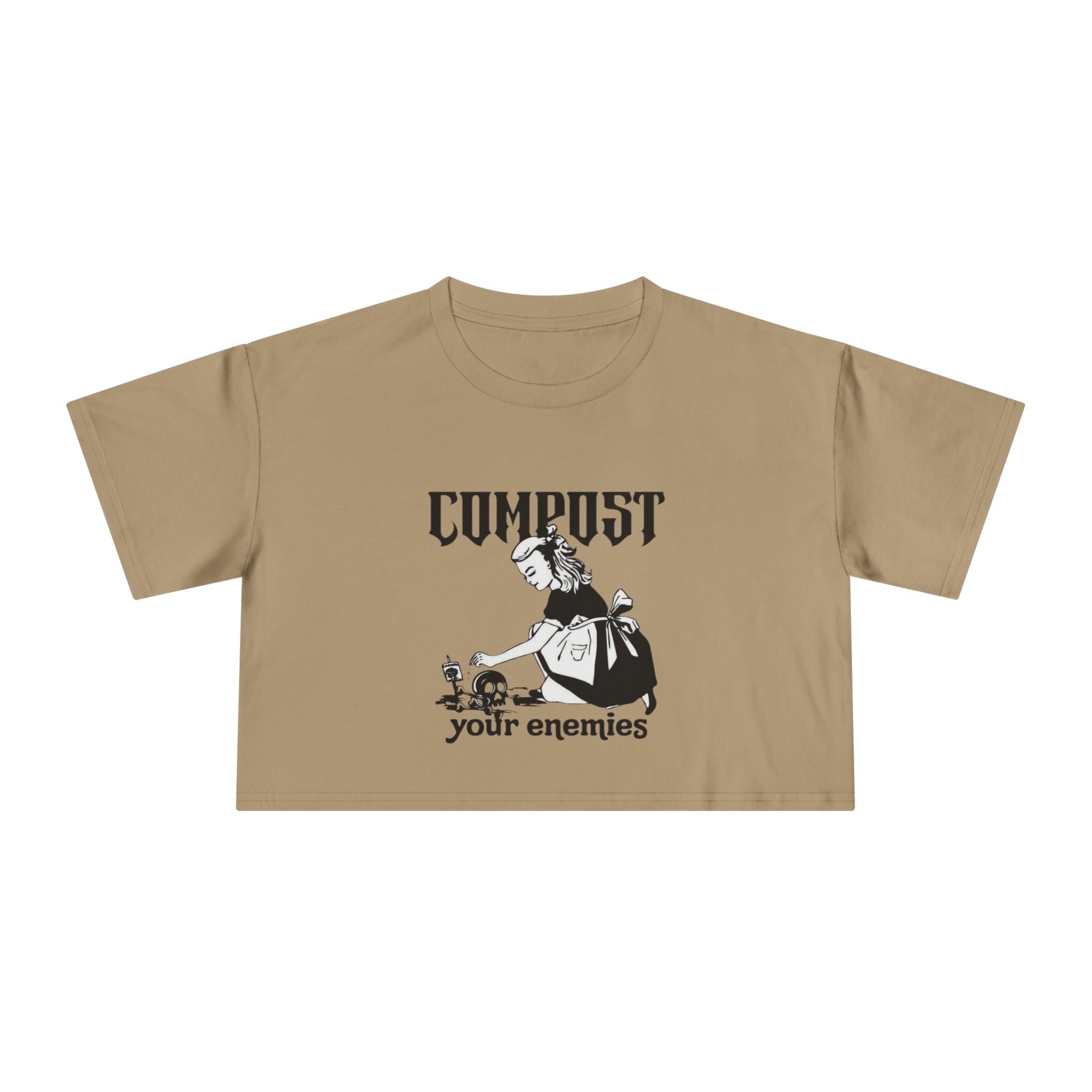 Crop Tee – Compost Your Enemies