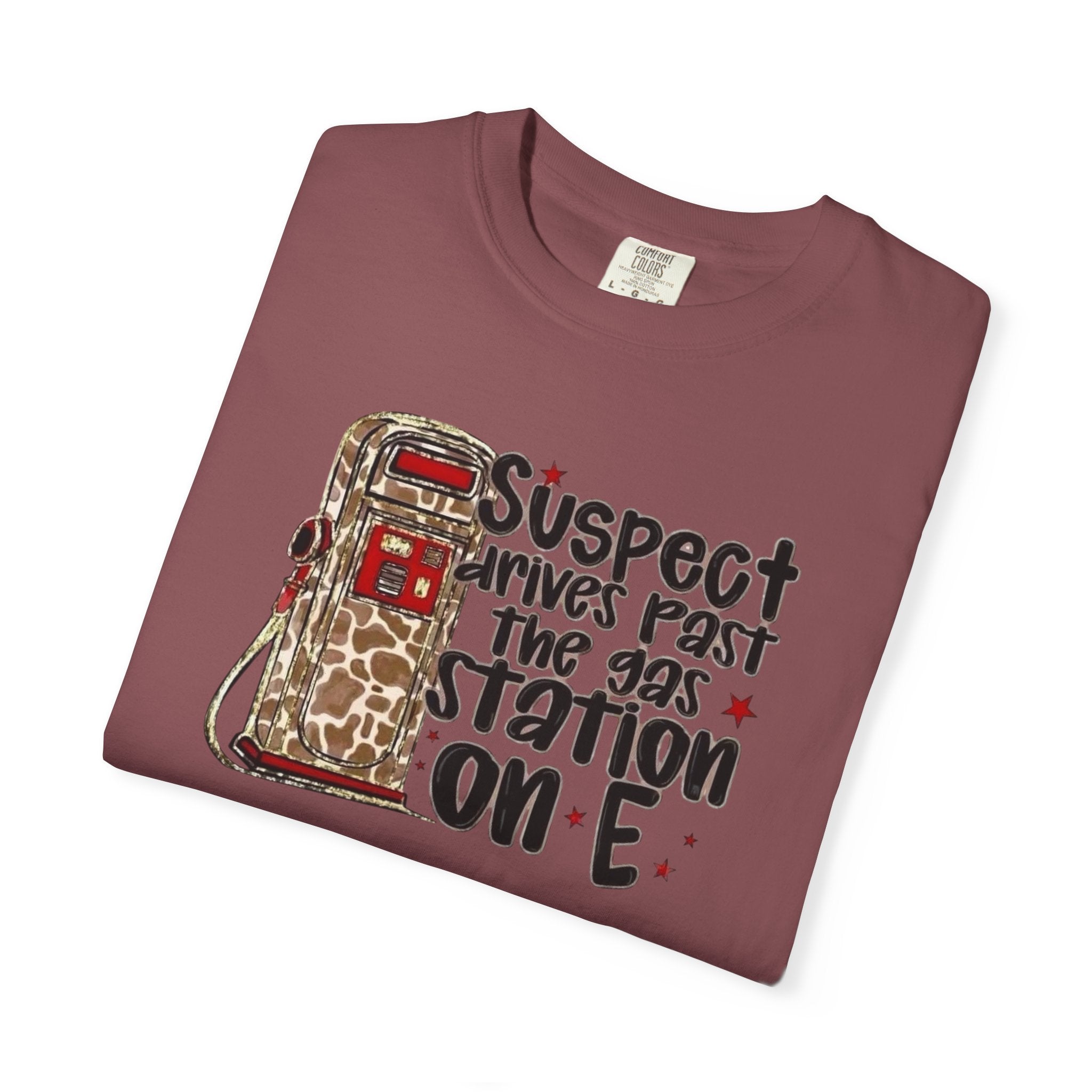 Suspect Drives on E Unisex T-Shirt