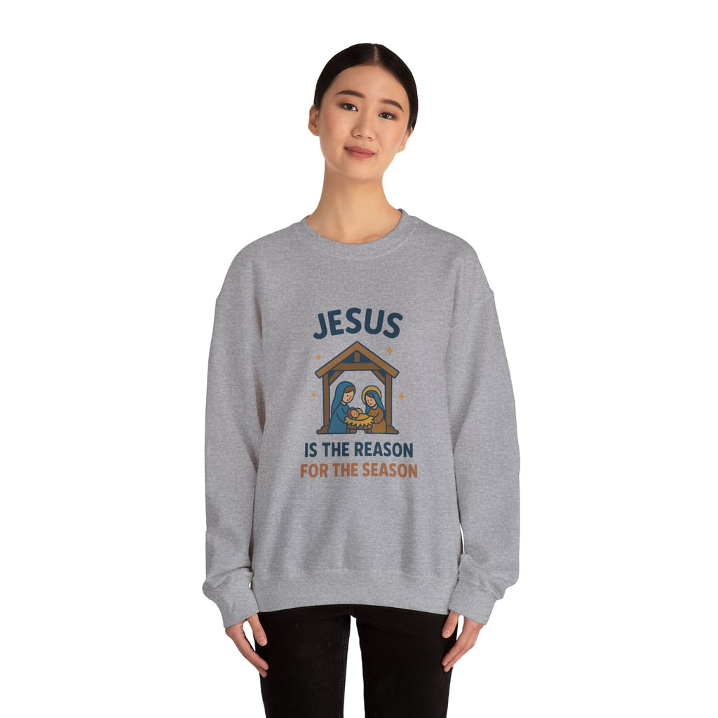 Christmas Sweatshirt - Jesus is the Reason for the Season
