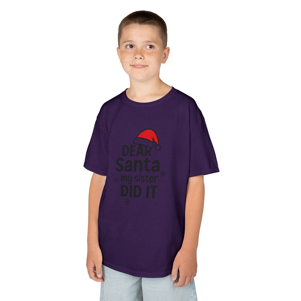 My Sister Did It Kids Tee