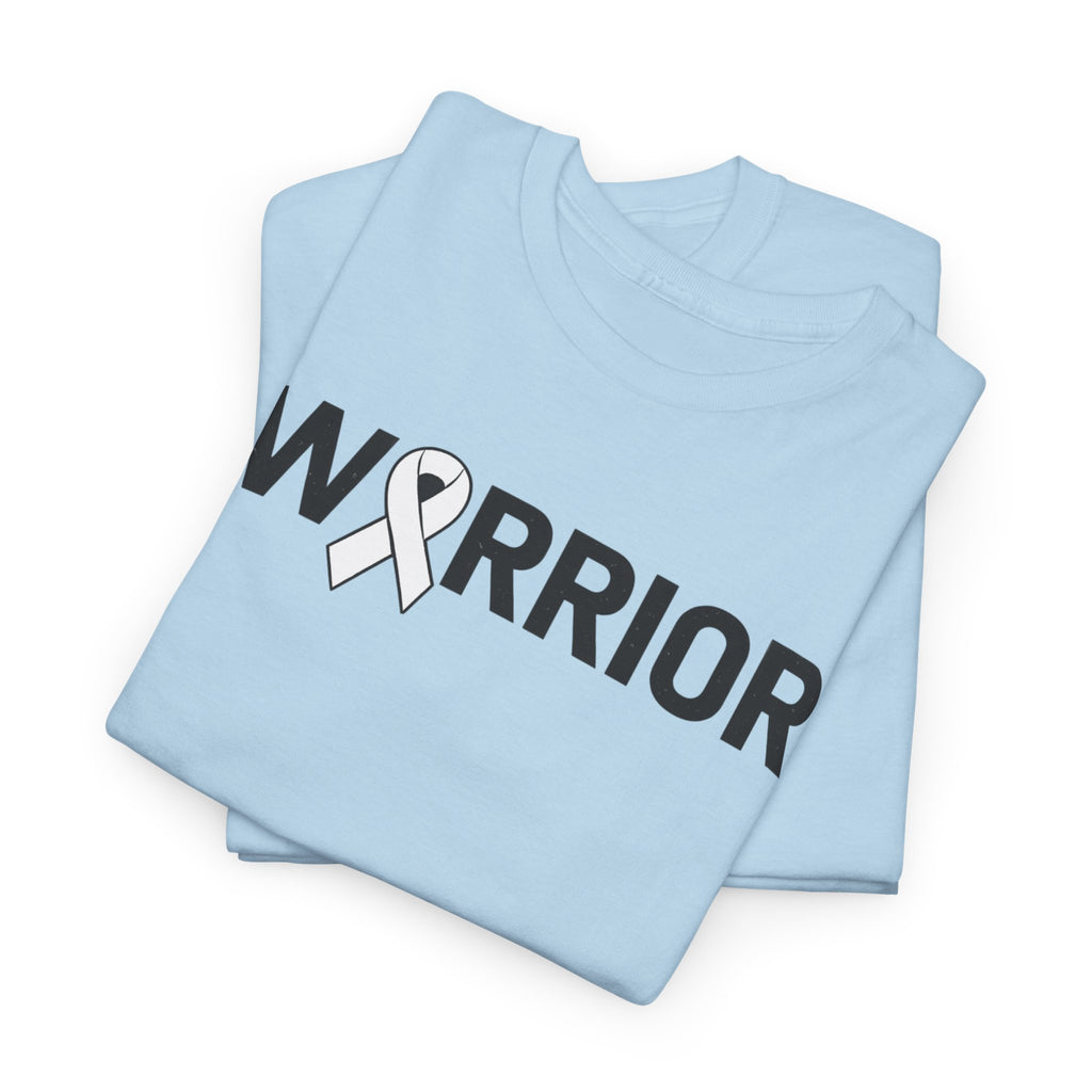 White Ribbon Warrior Unisex Gildan T-Shirt