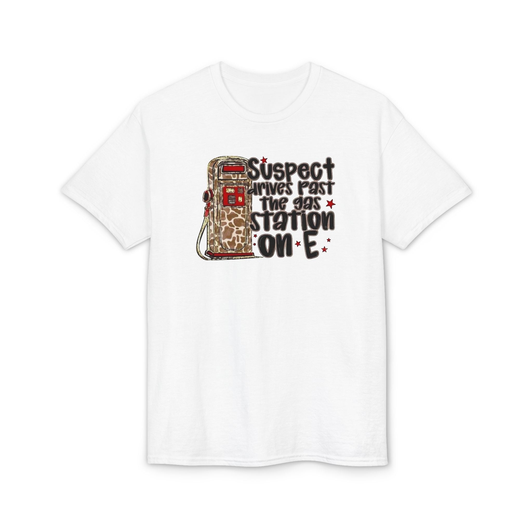 Suspect Drives on E unisex T-Shirt