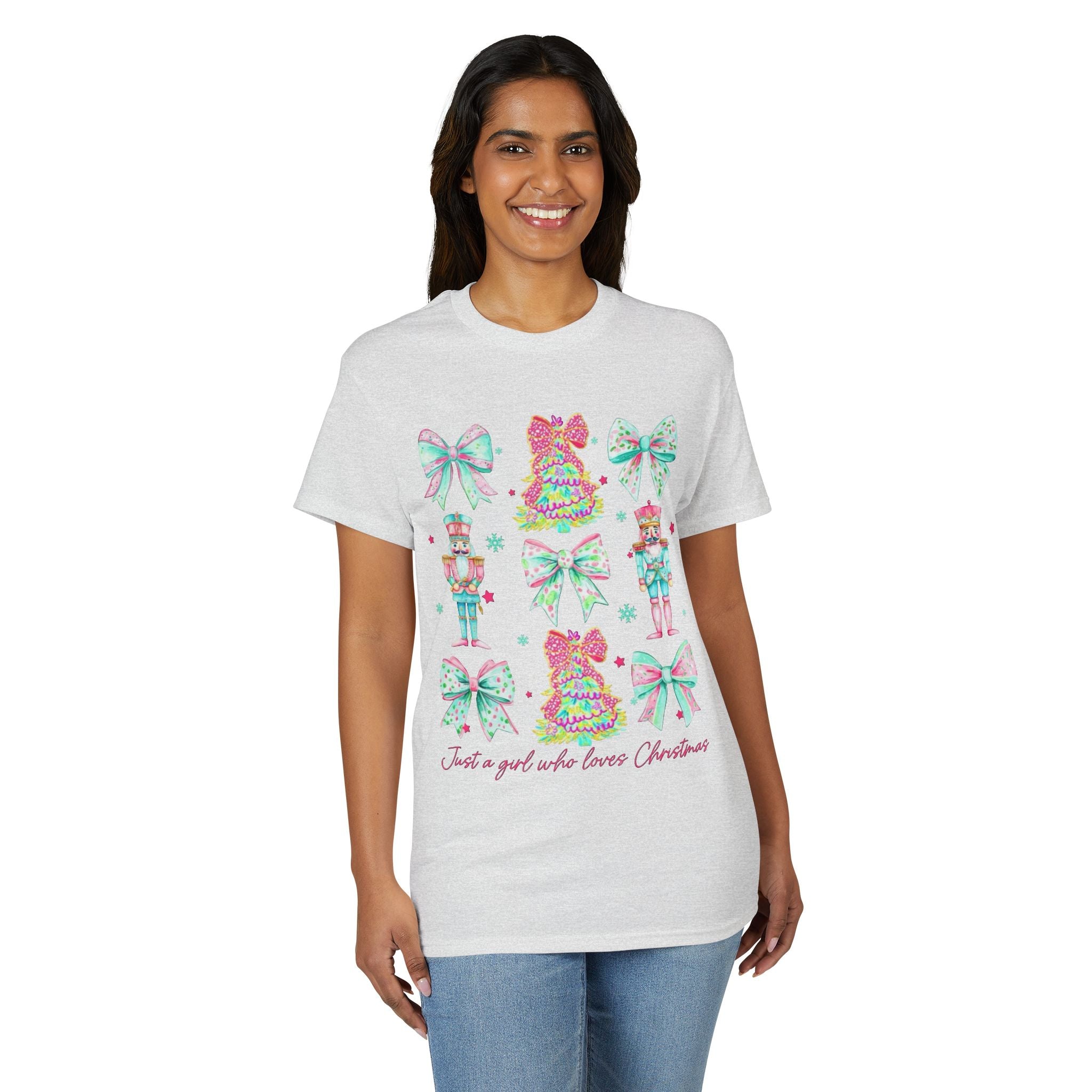 Just a Girl Who Loves Christmas Gildan unisex T-Shirt