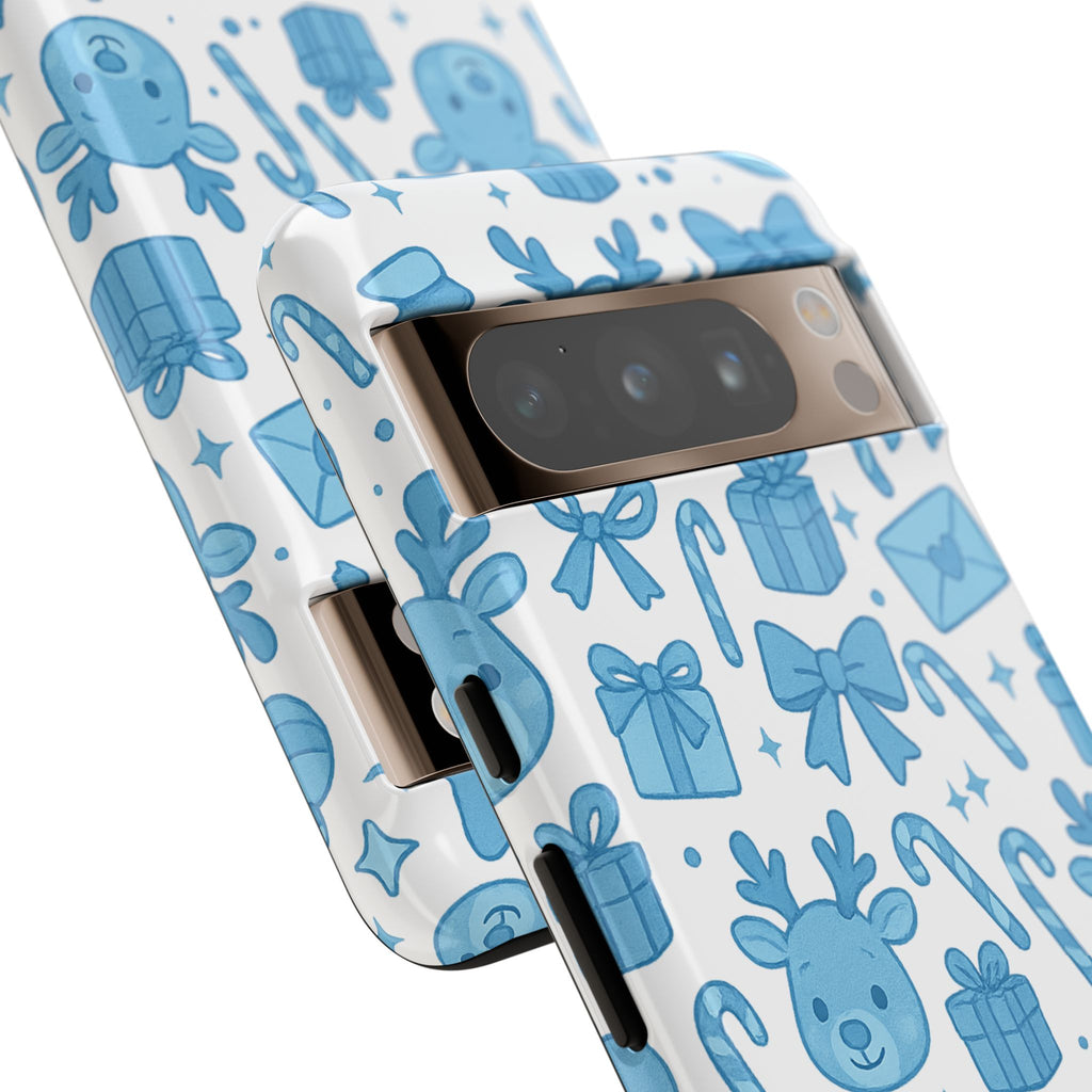 Cute Blue Christmas Phone Case