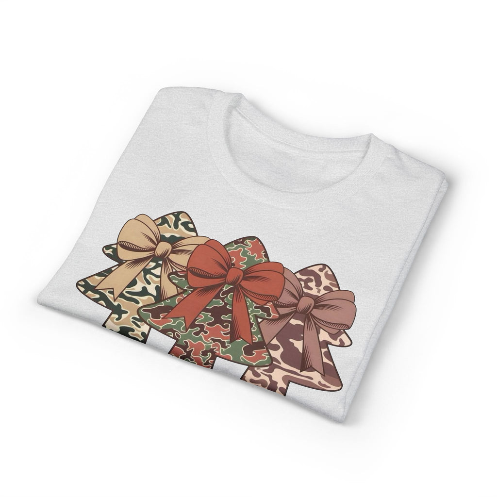 Camo Bow Trees Gildan unisex T-Shirt