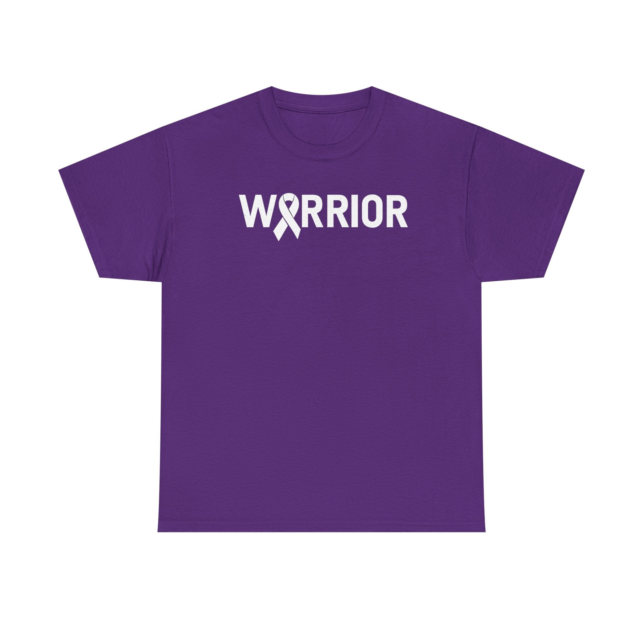 White Ribbon Warrior Unisex Gildan T-Shirt