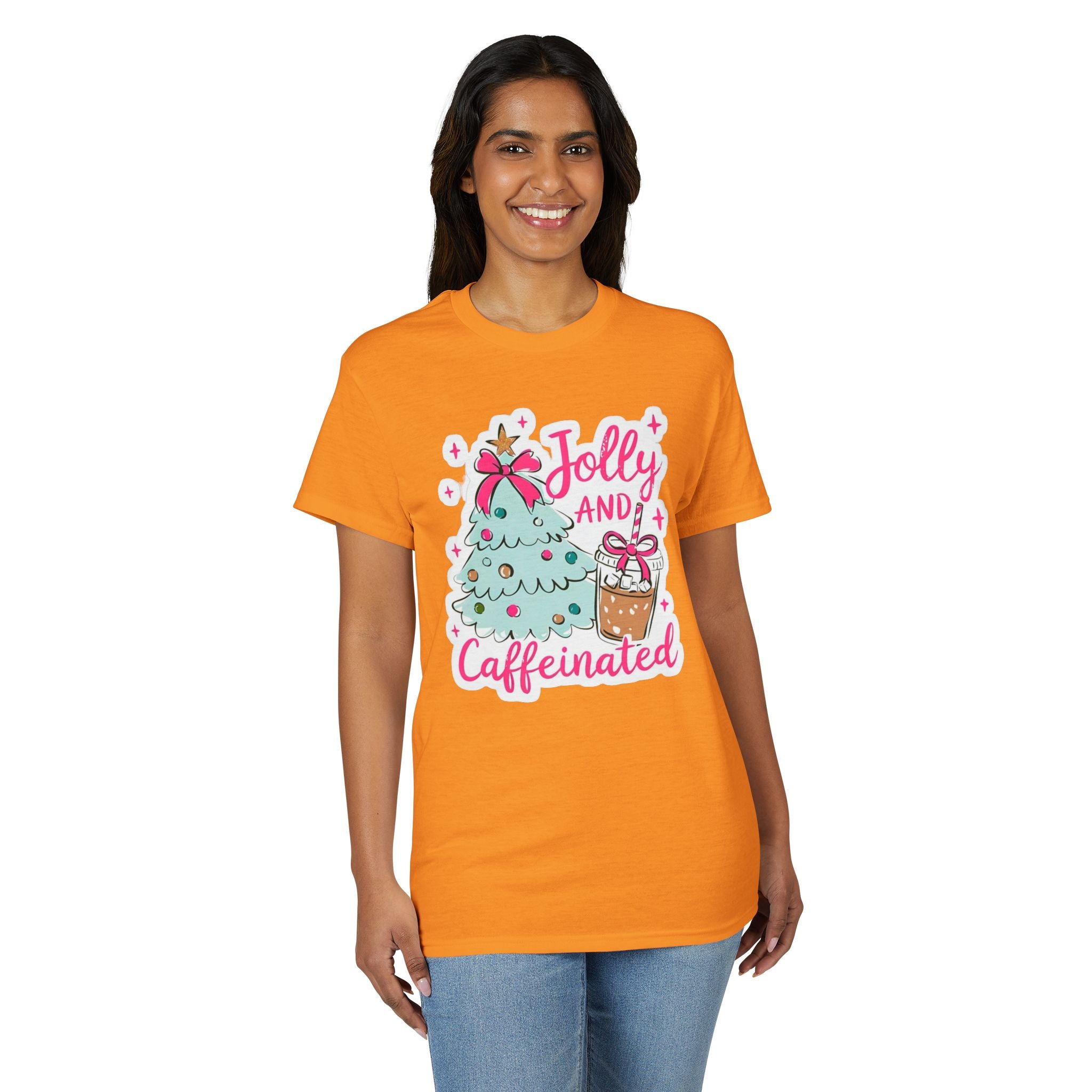 Jolly and Caffeinated Gildan unisex T-Shirt