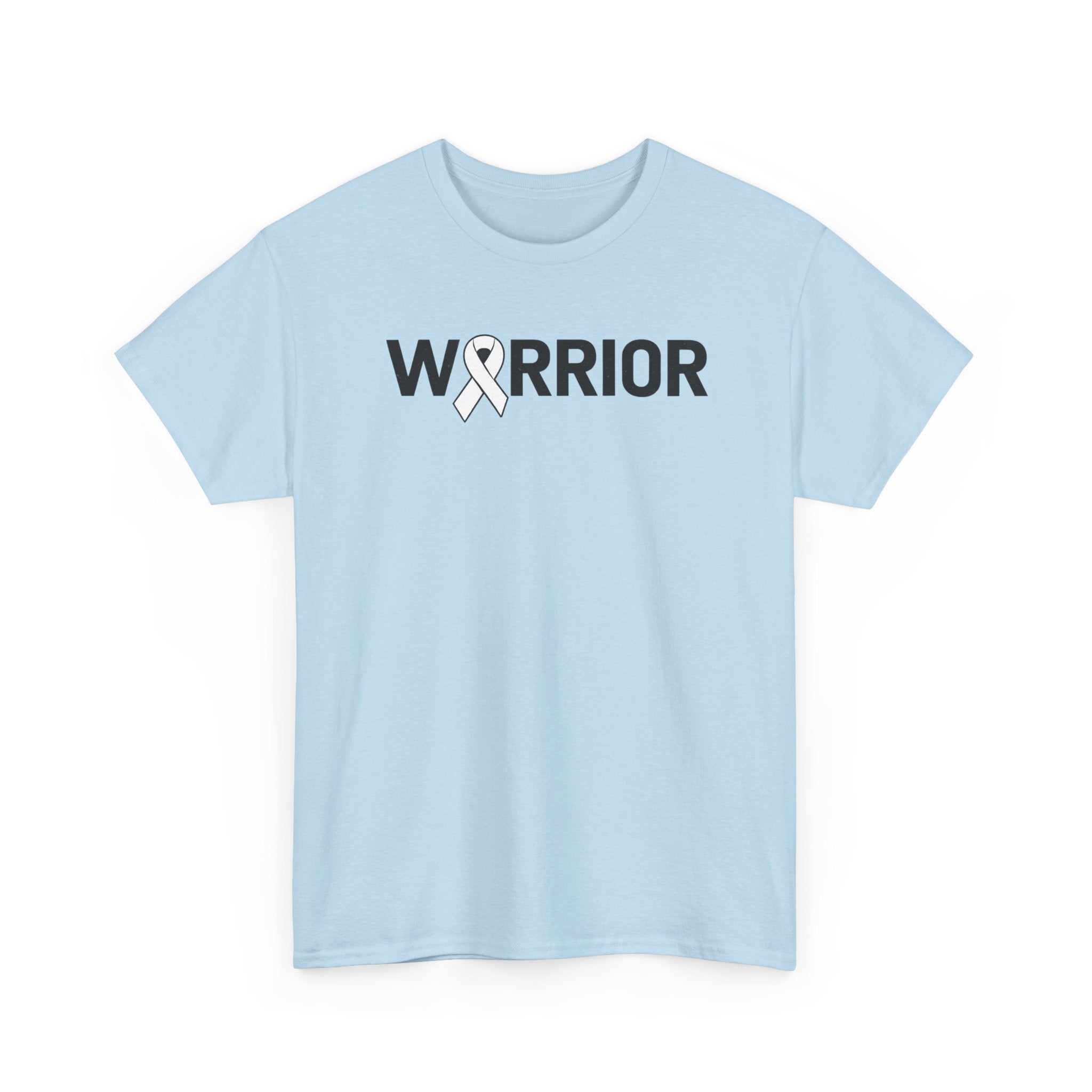 White Ribbon Warrior Unisex Gildan T-Shirt