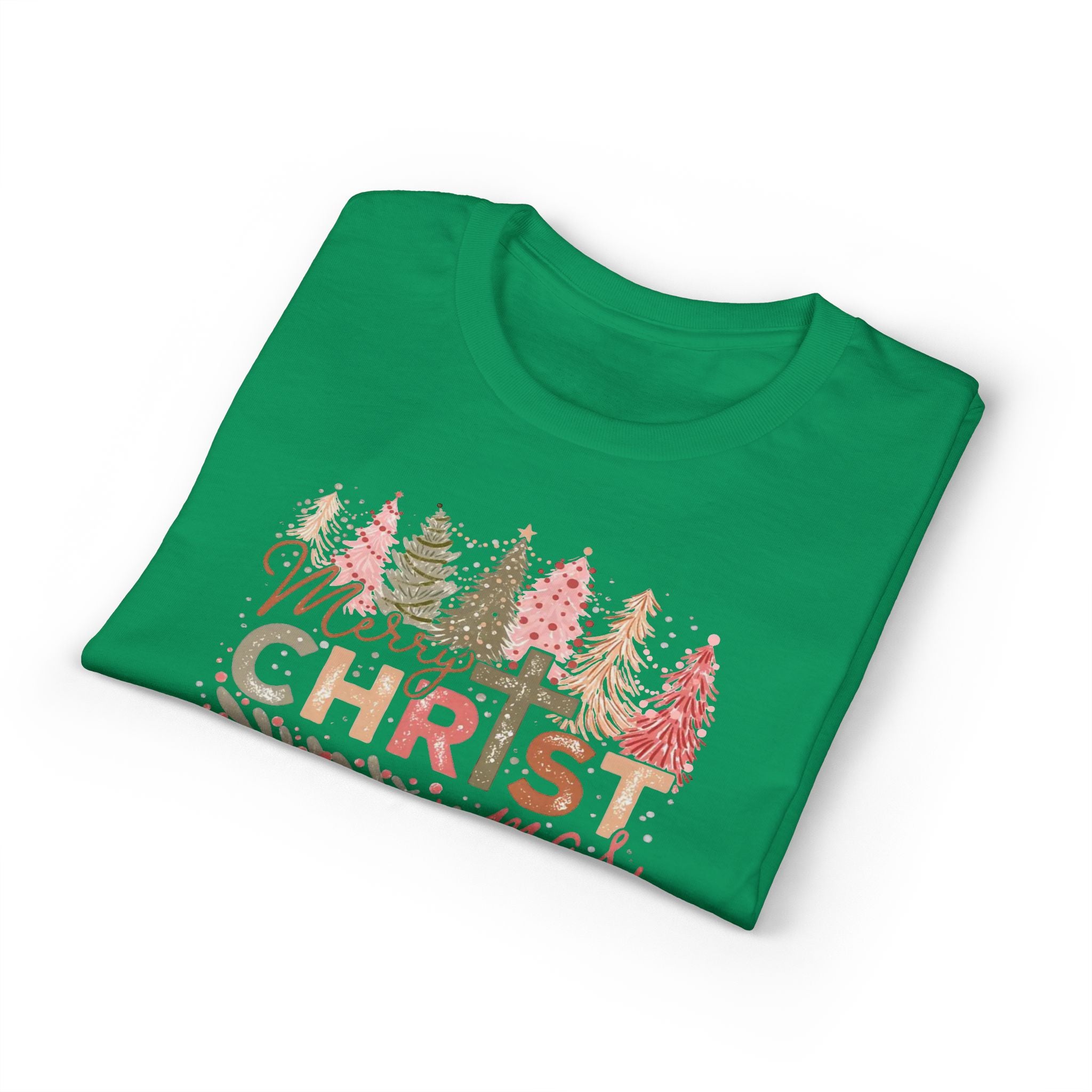 Merry Christmas Cross Gildan unisex T-Shirt