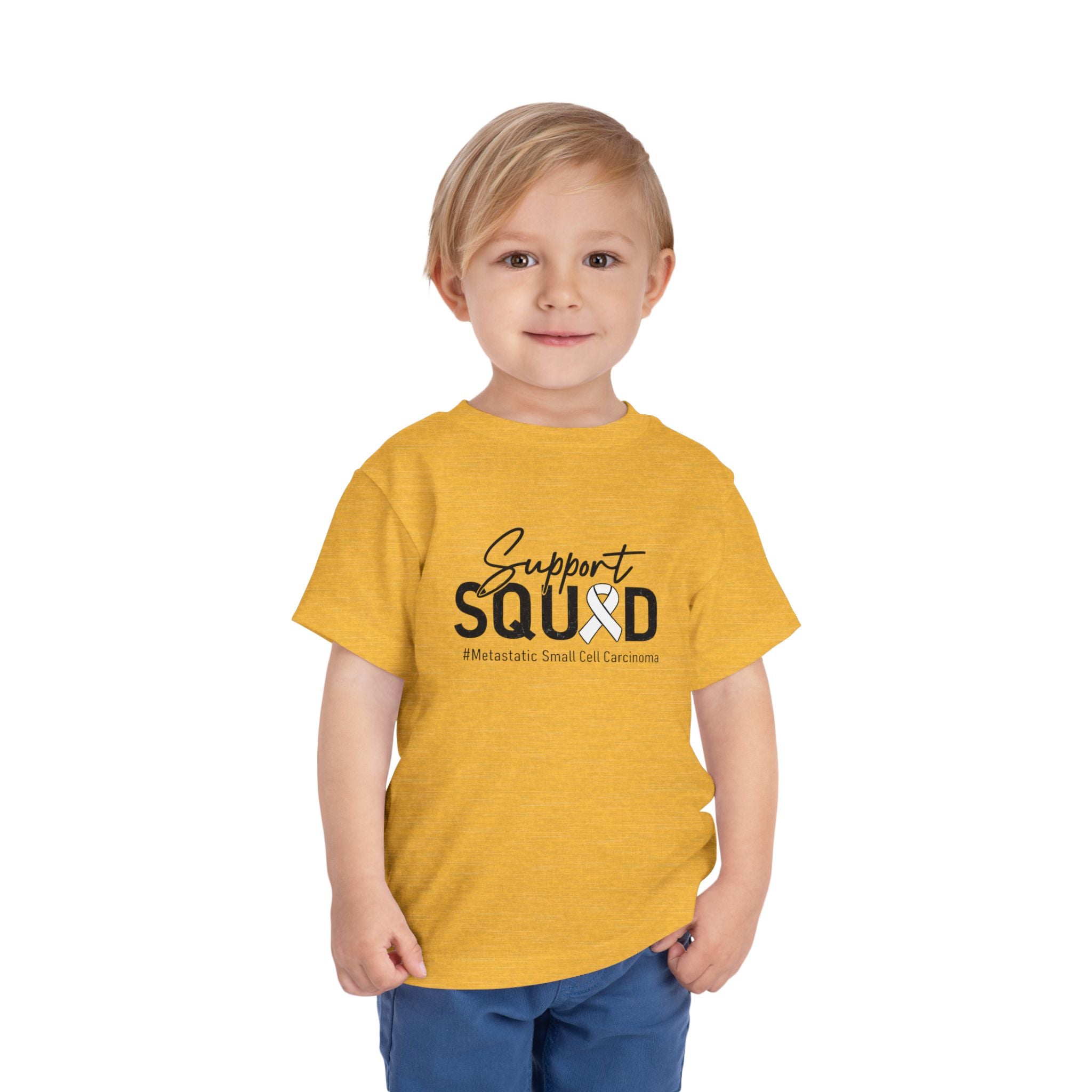 White Ribbon Support Toddler Tee