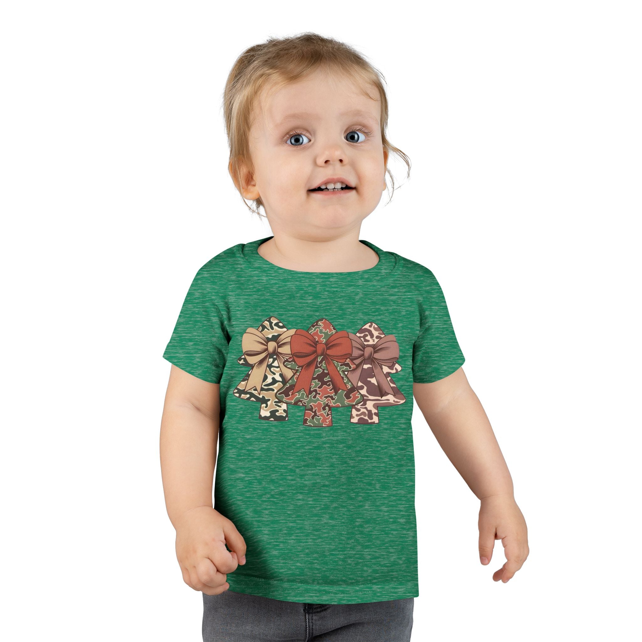 Camo Bow Trees Toddler T-Shirt