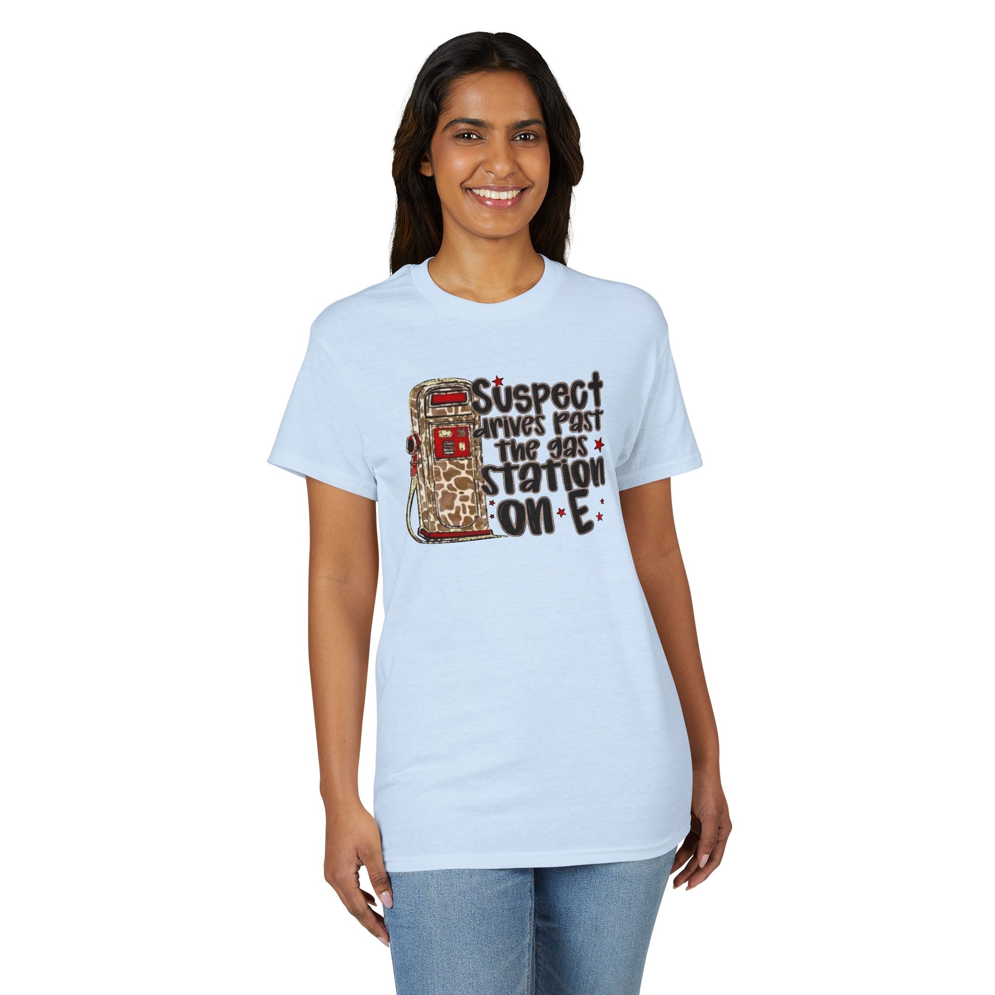 Suspect Drives on E unisex T-Shirt