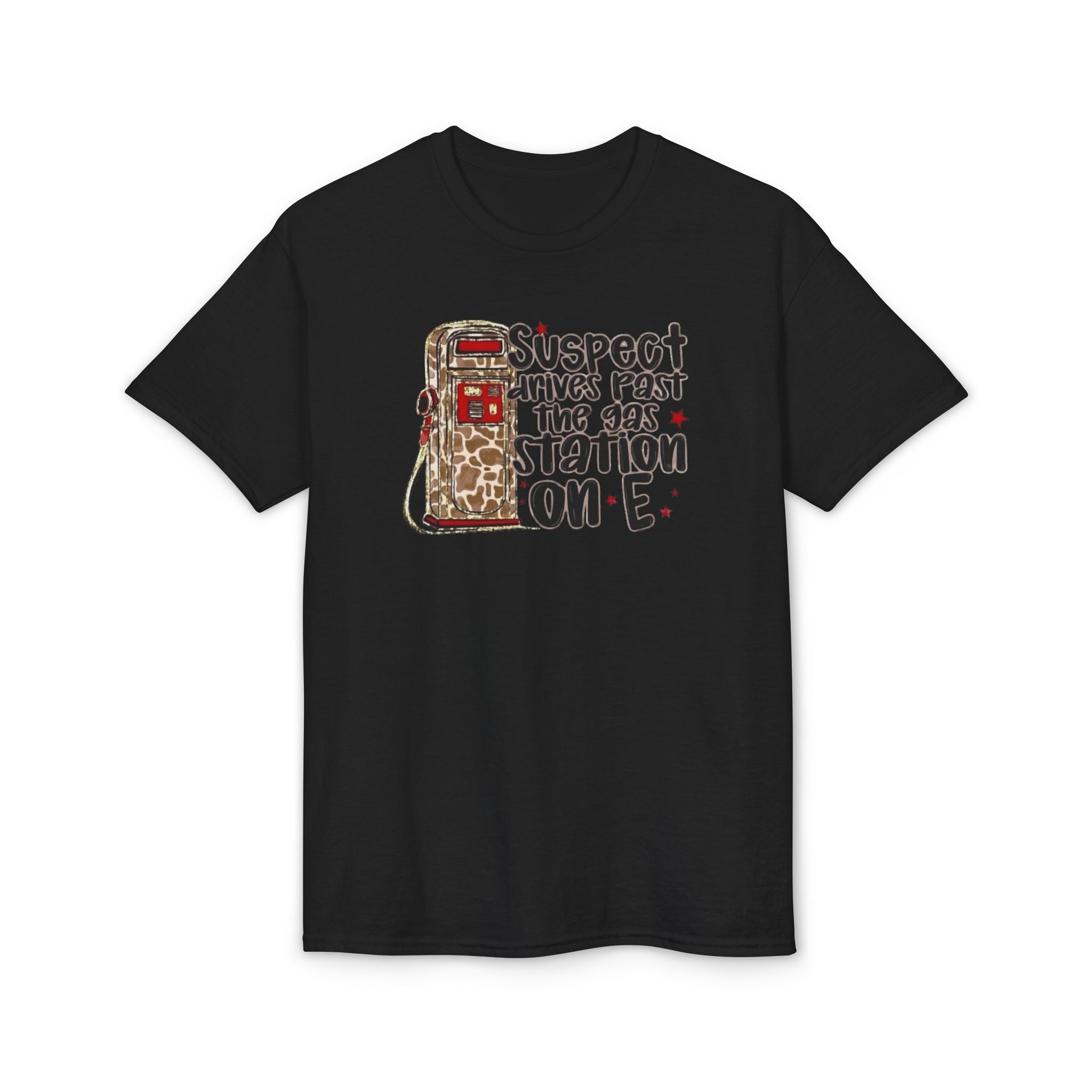 Suspect Drives on E unisex T-Shirt