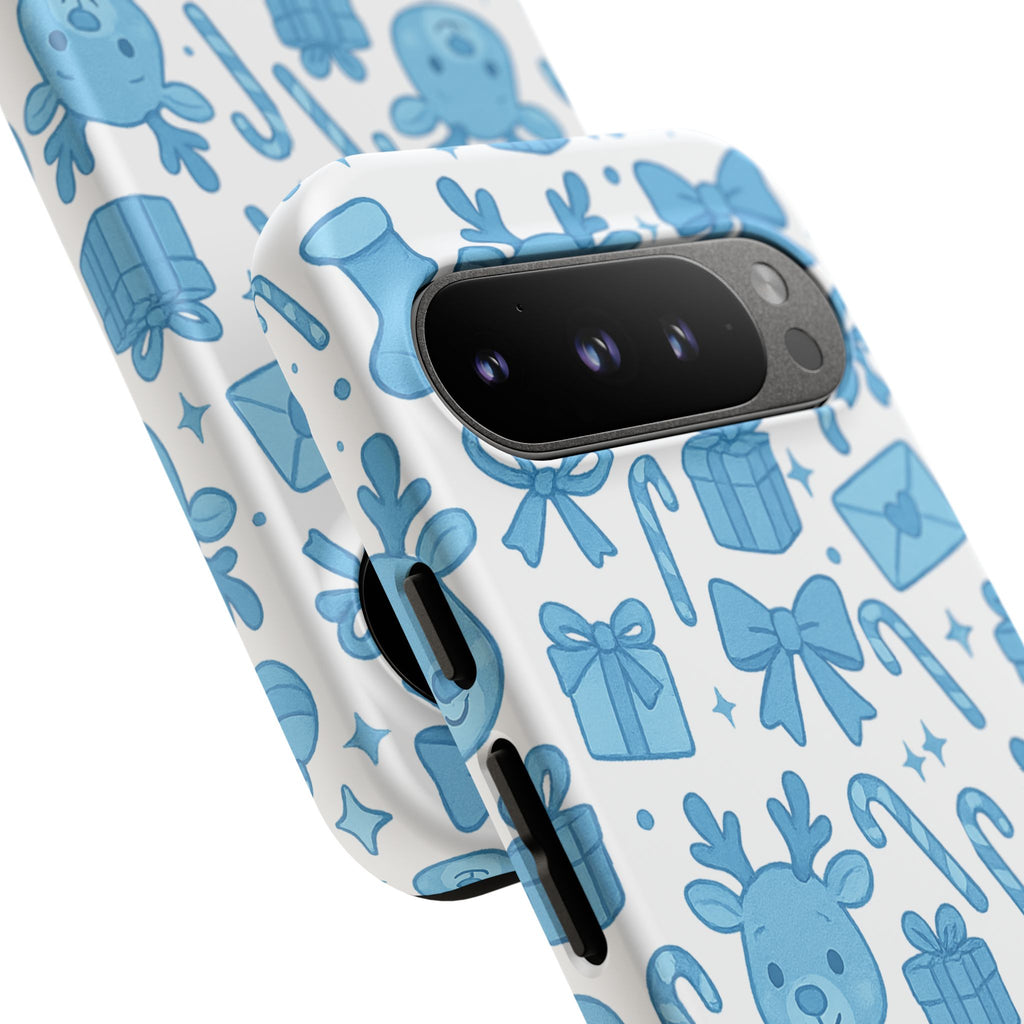 Cute Blue Christmas Phone Case