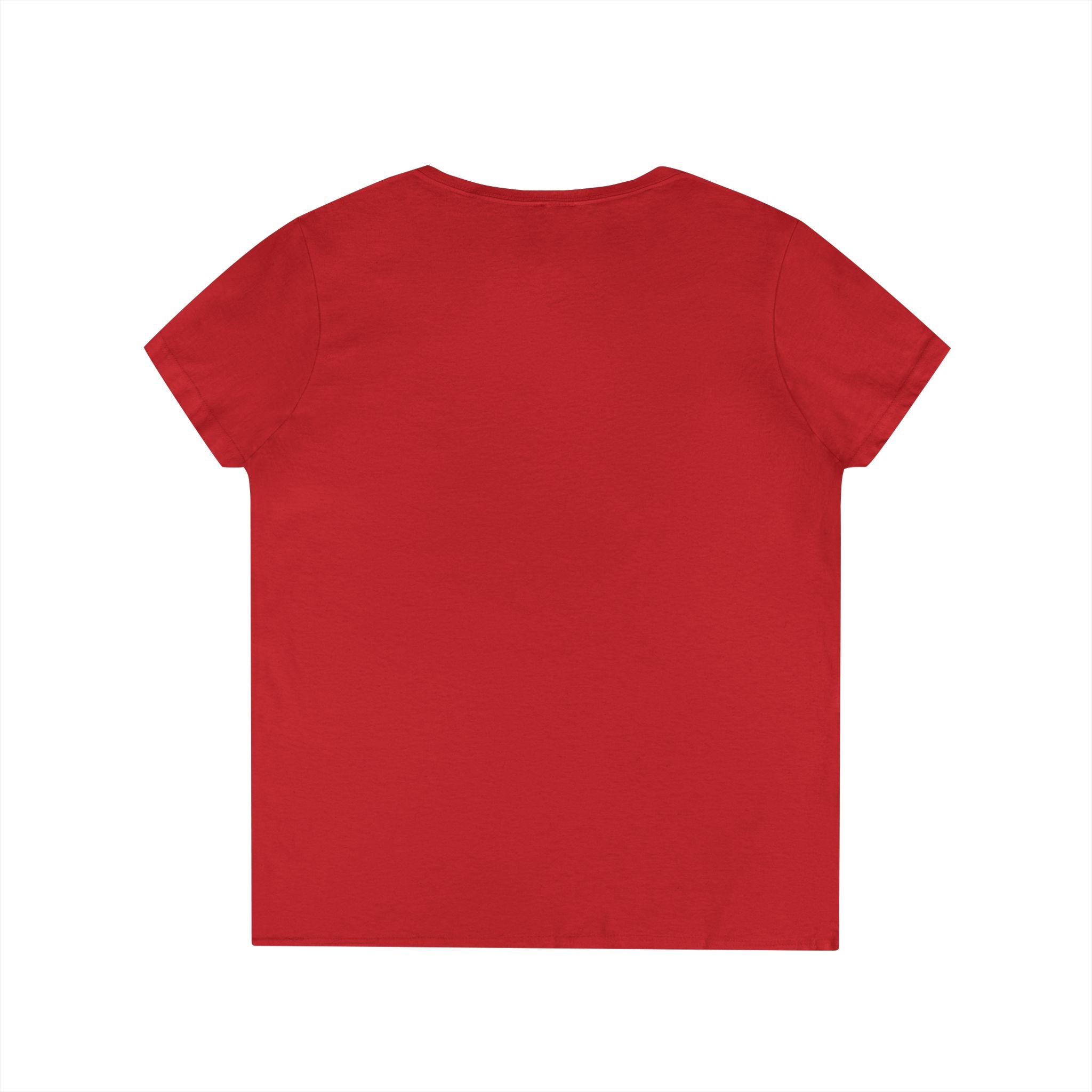 White Ribbon Warrior Gildan V-Neck Tee