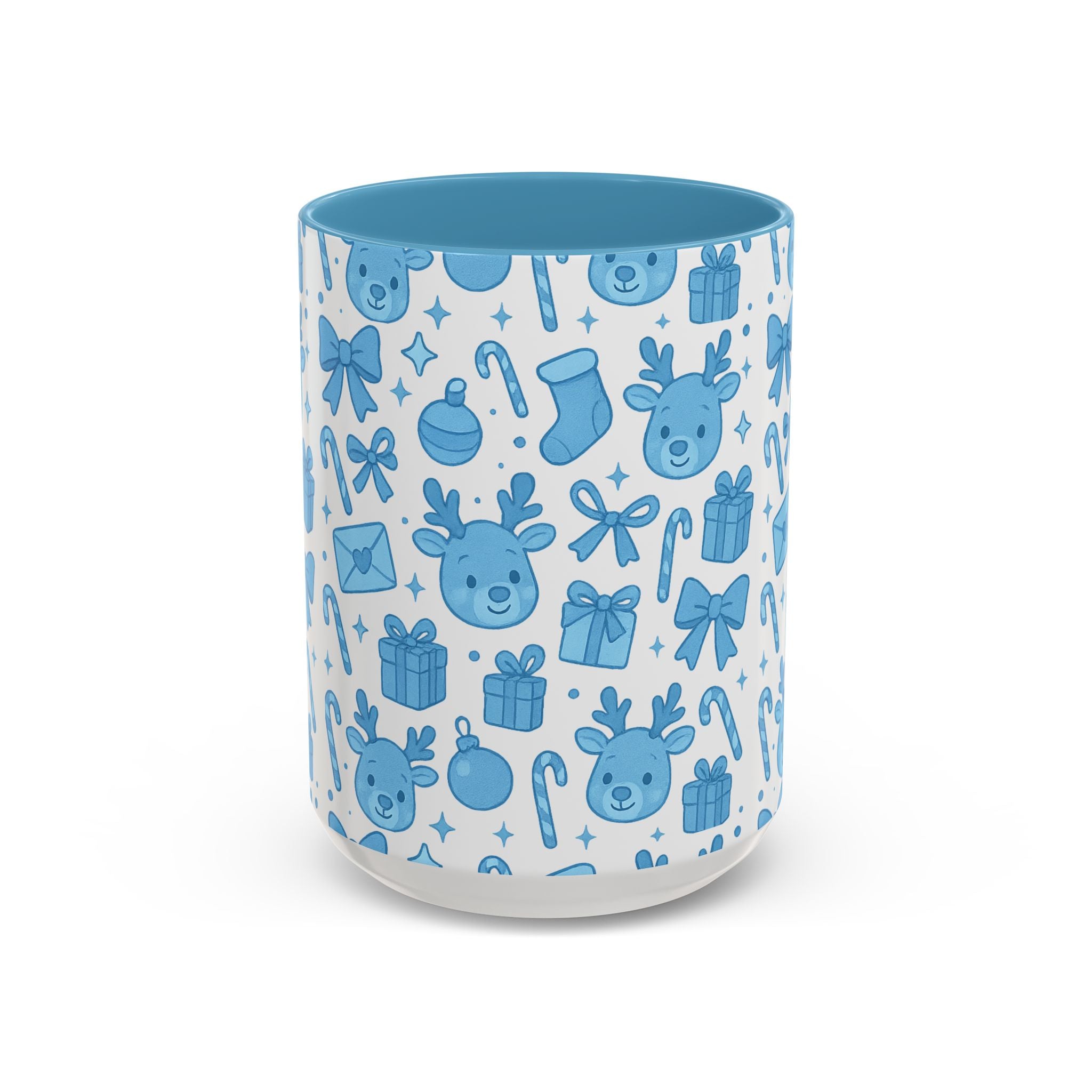Cute Blue Christmas Mug