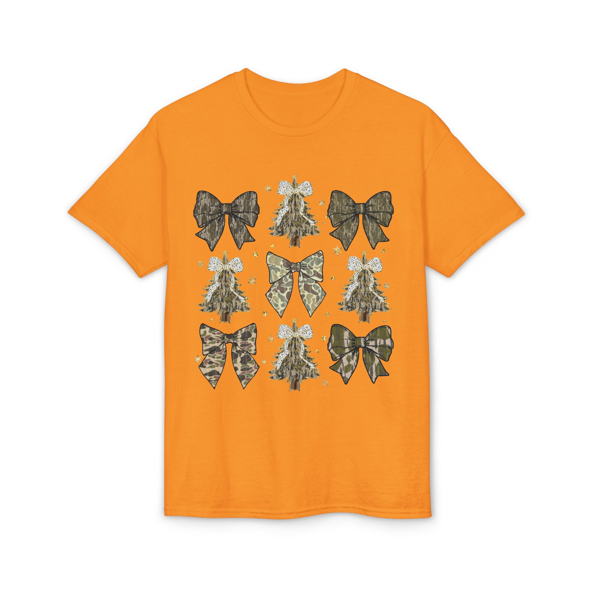 Camo Bows & Trees Gildan unisex T-Shirt
