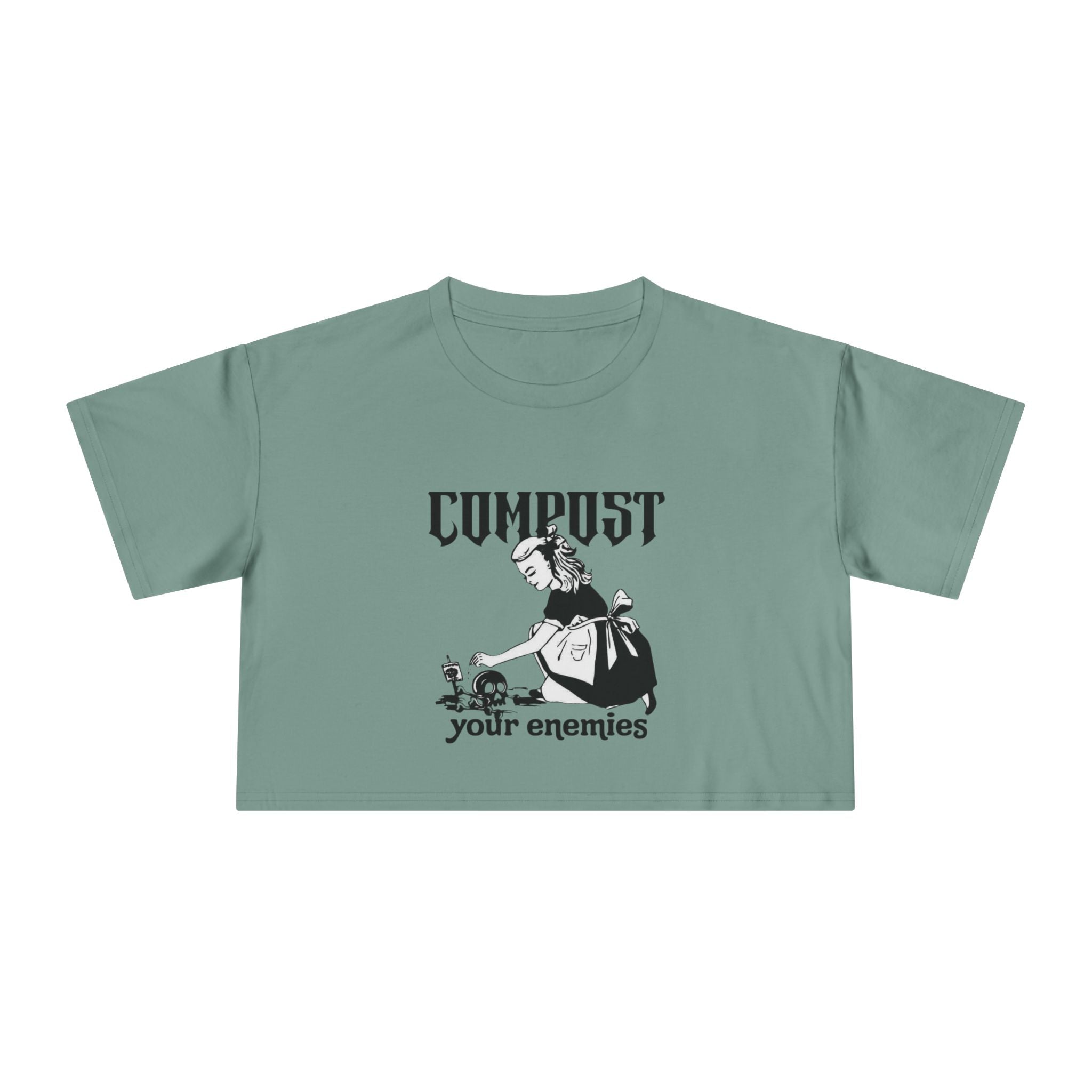 Crop Tee – Compost Your Enemies