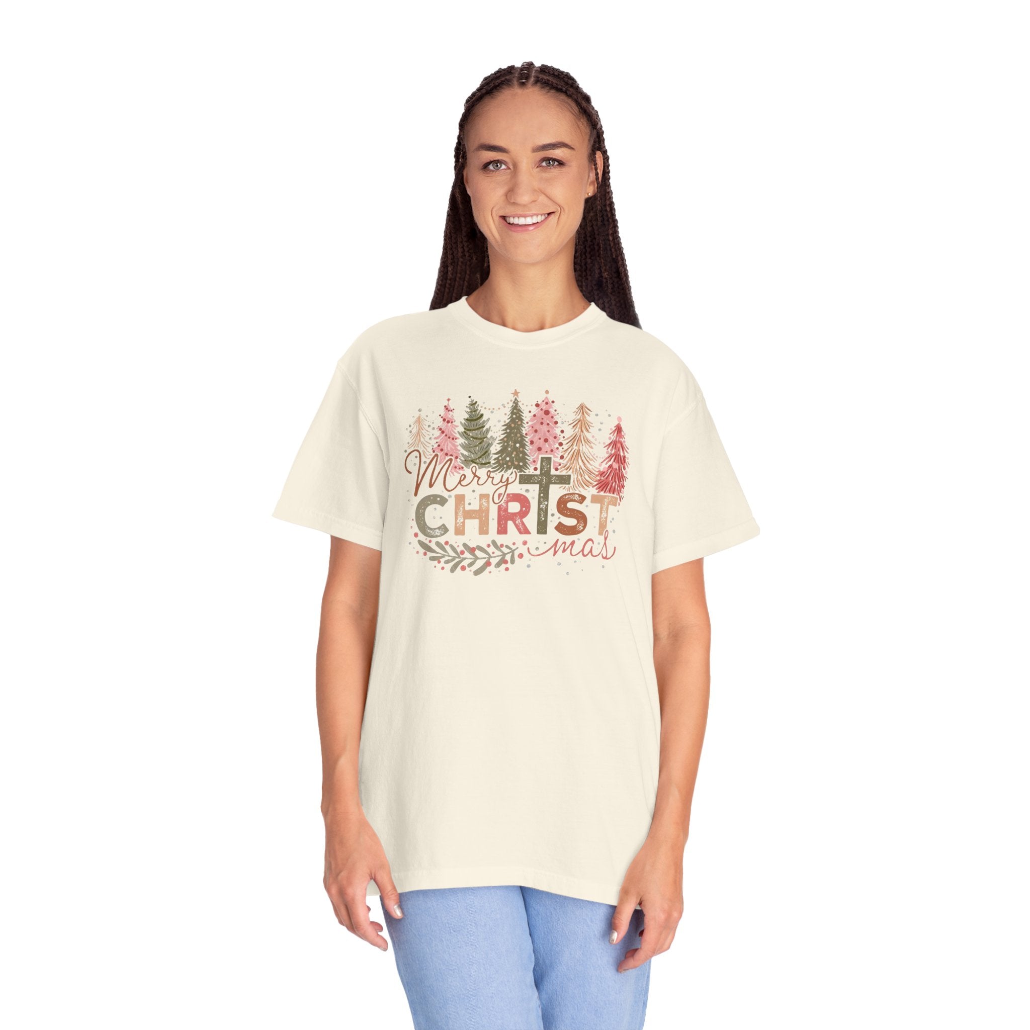Merry Christmas Cross Unisex T-Shirt