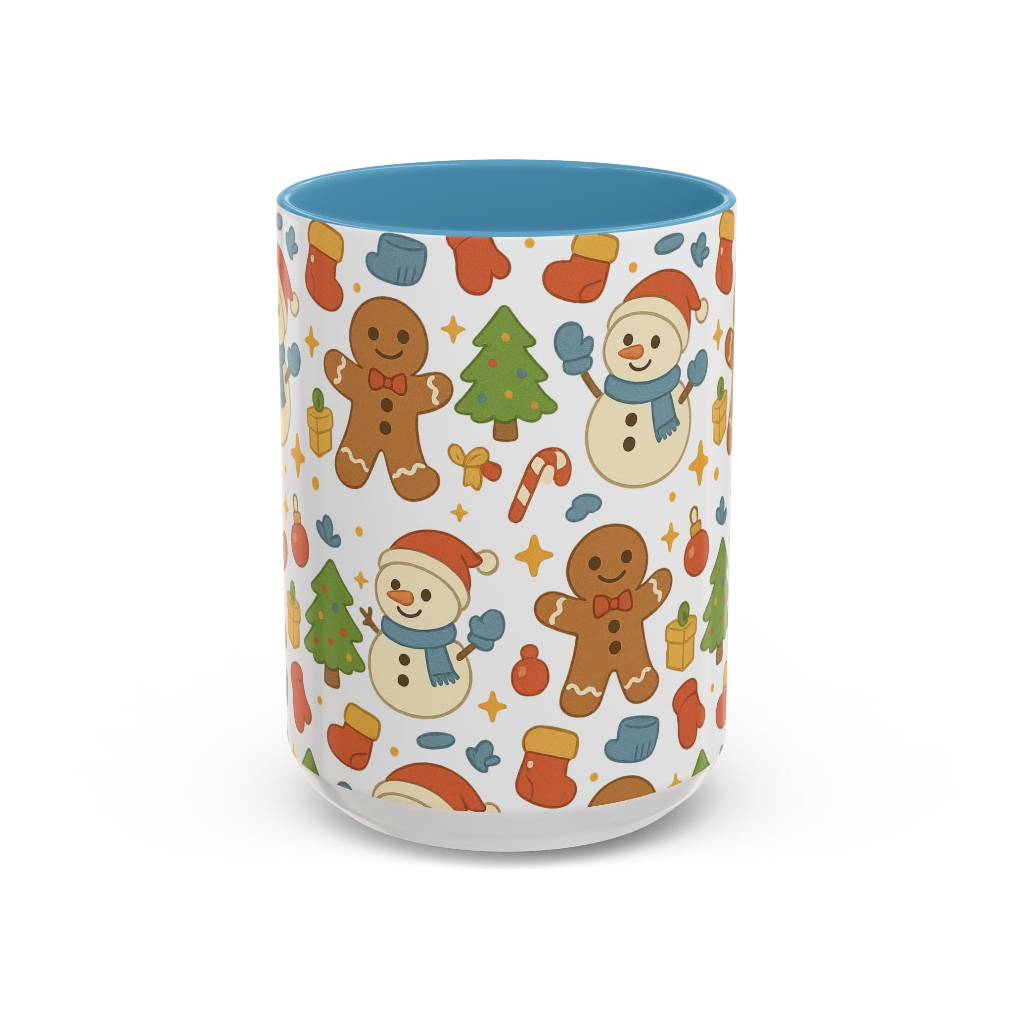Cute Gingerbread/ Snowmen Christmas Mug