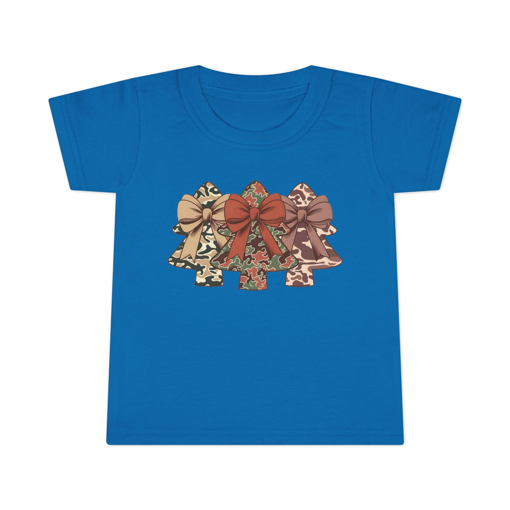 Camo Bow Trees Toddler T-Shirt