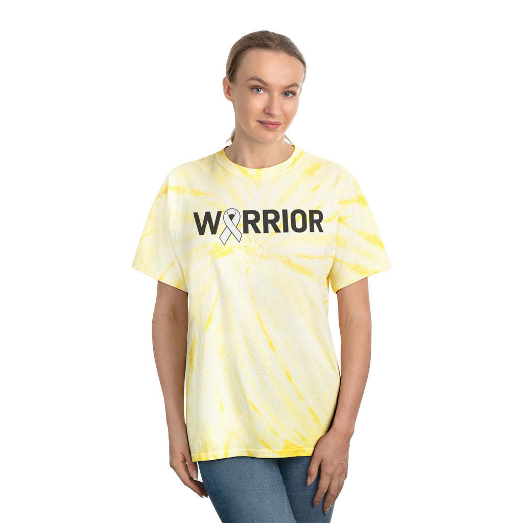 White Ribbon Warrior Tie-Dye Cyclone Tee
