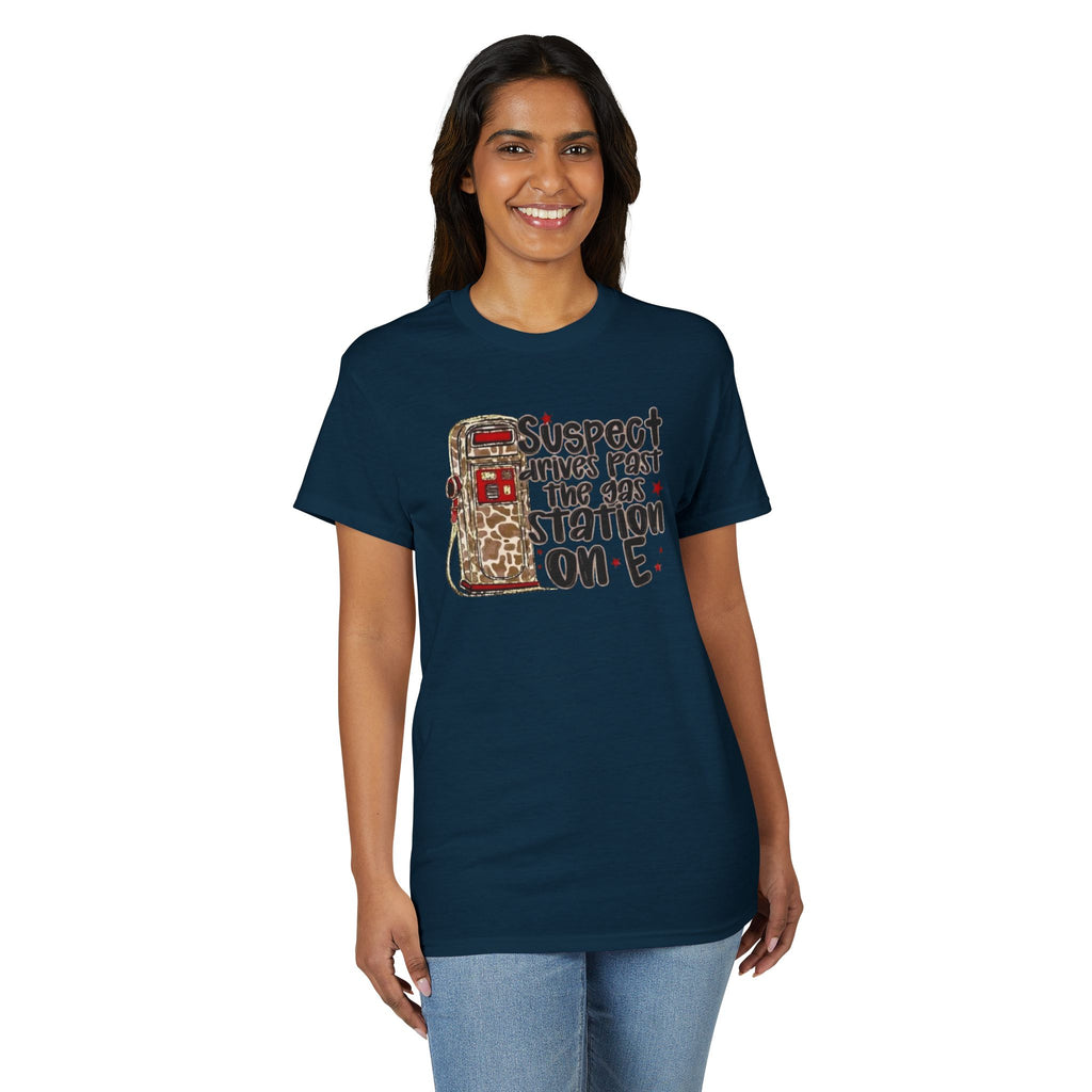 Suspect Drives on E unisex T-Shirt