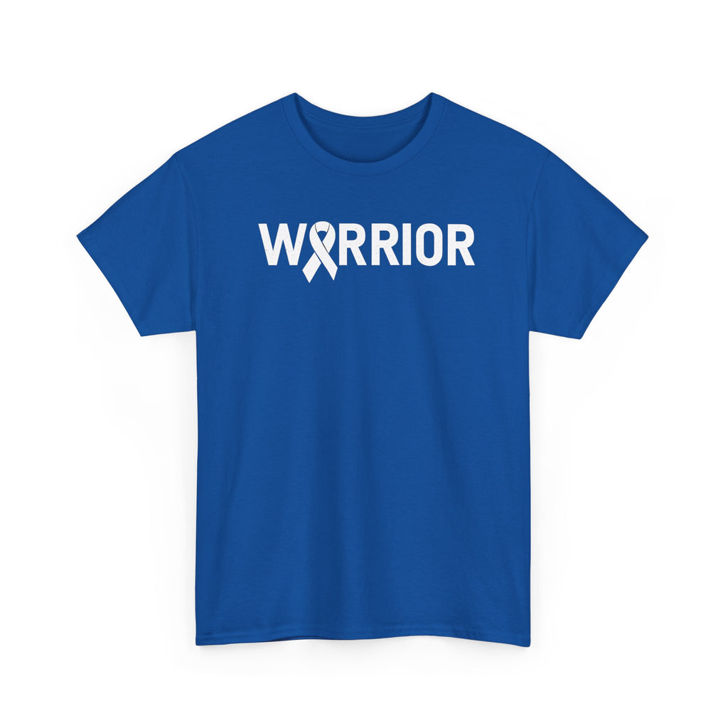White Ribbon Warrior Unisex Gildan T-Shirt