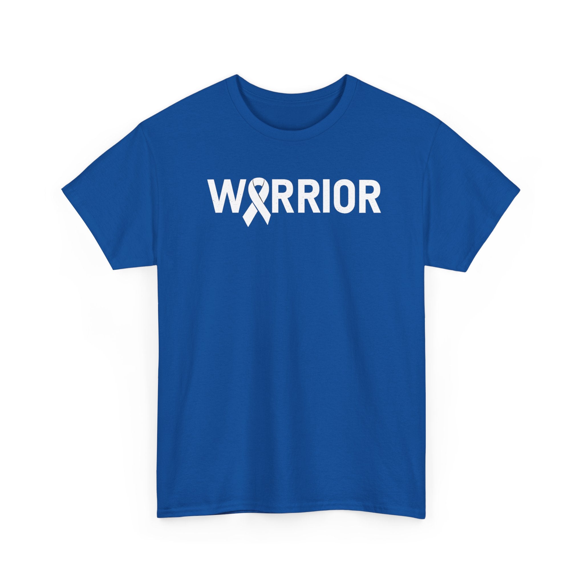White Ribbon Warrior Unisex Gildan T-Shirt