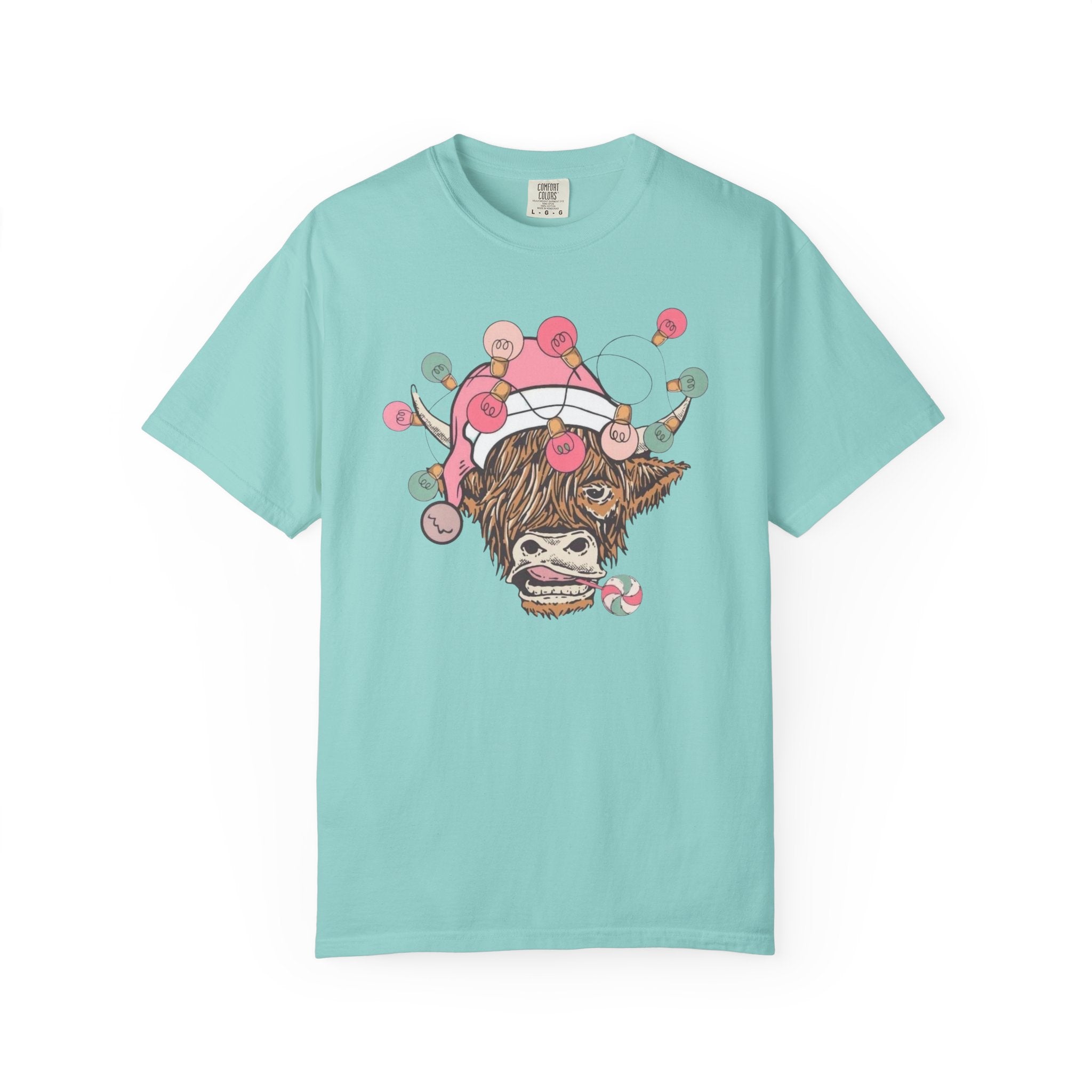 Christmas Cow Unisex T-Shirt