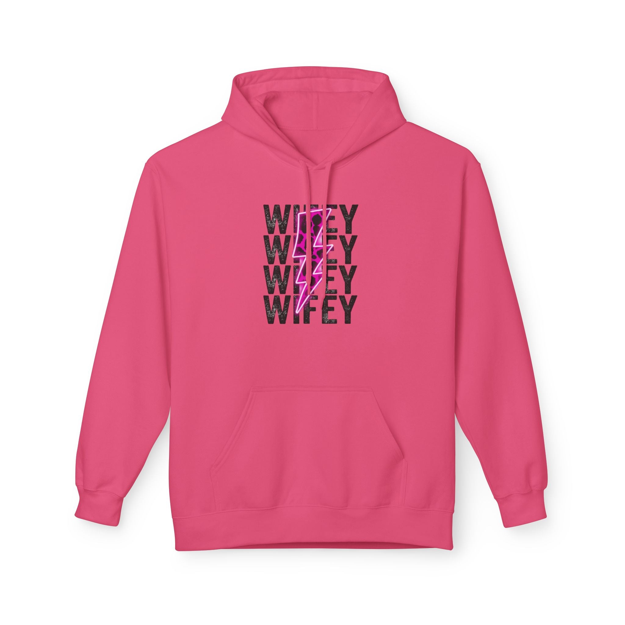 Pink Wifey Fleece Hoodie
