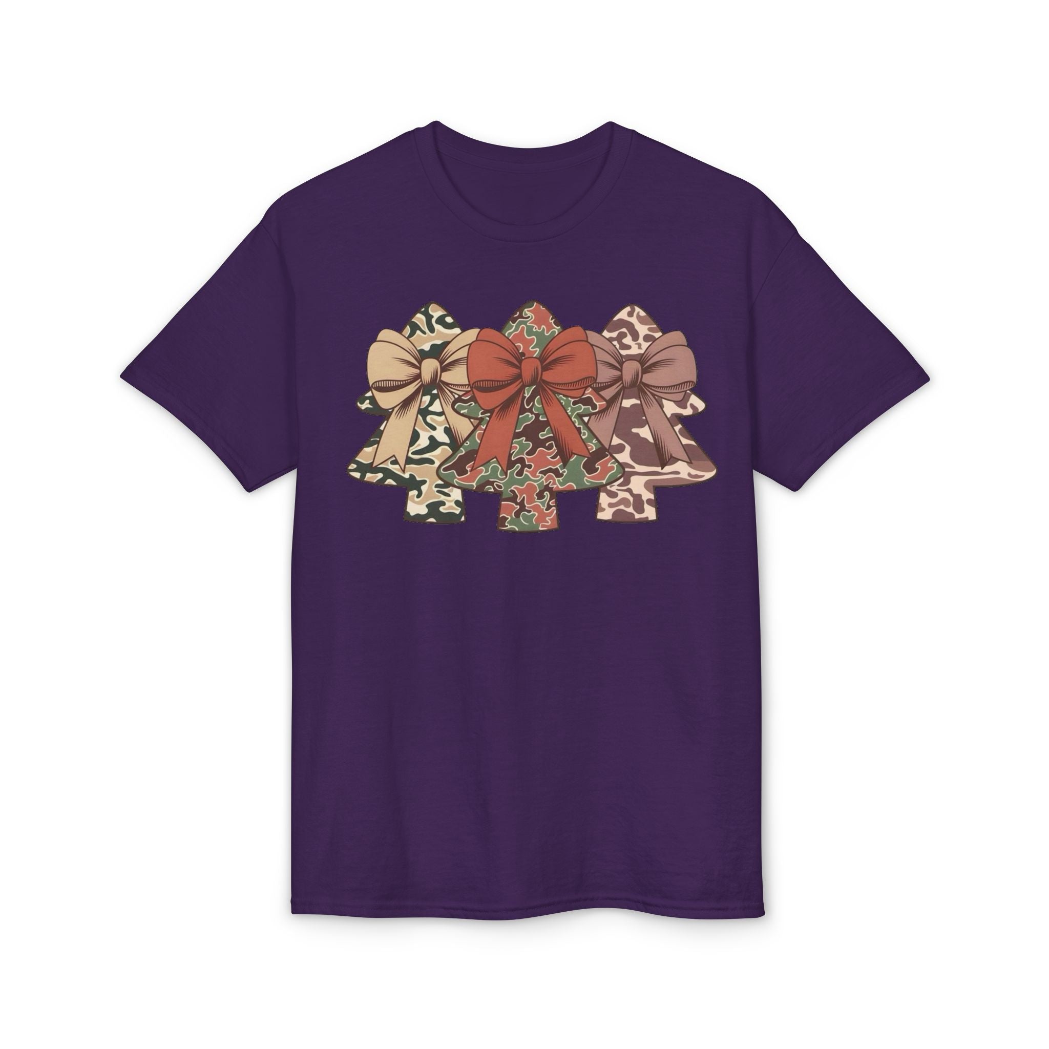 Camo Bow Trees Gildan unisex T-Shirt