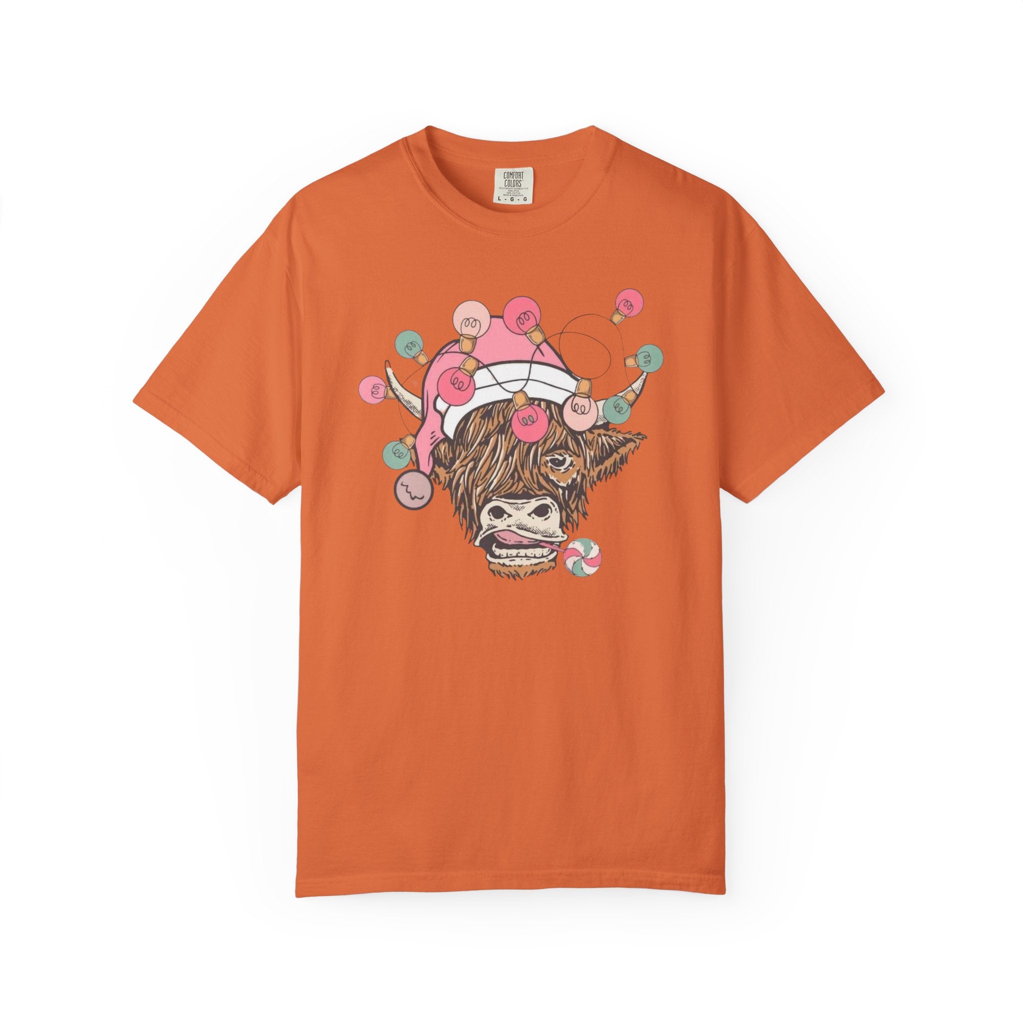 Christmas Cow Unisex T-Shirt