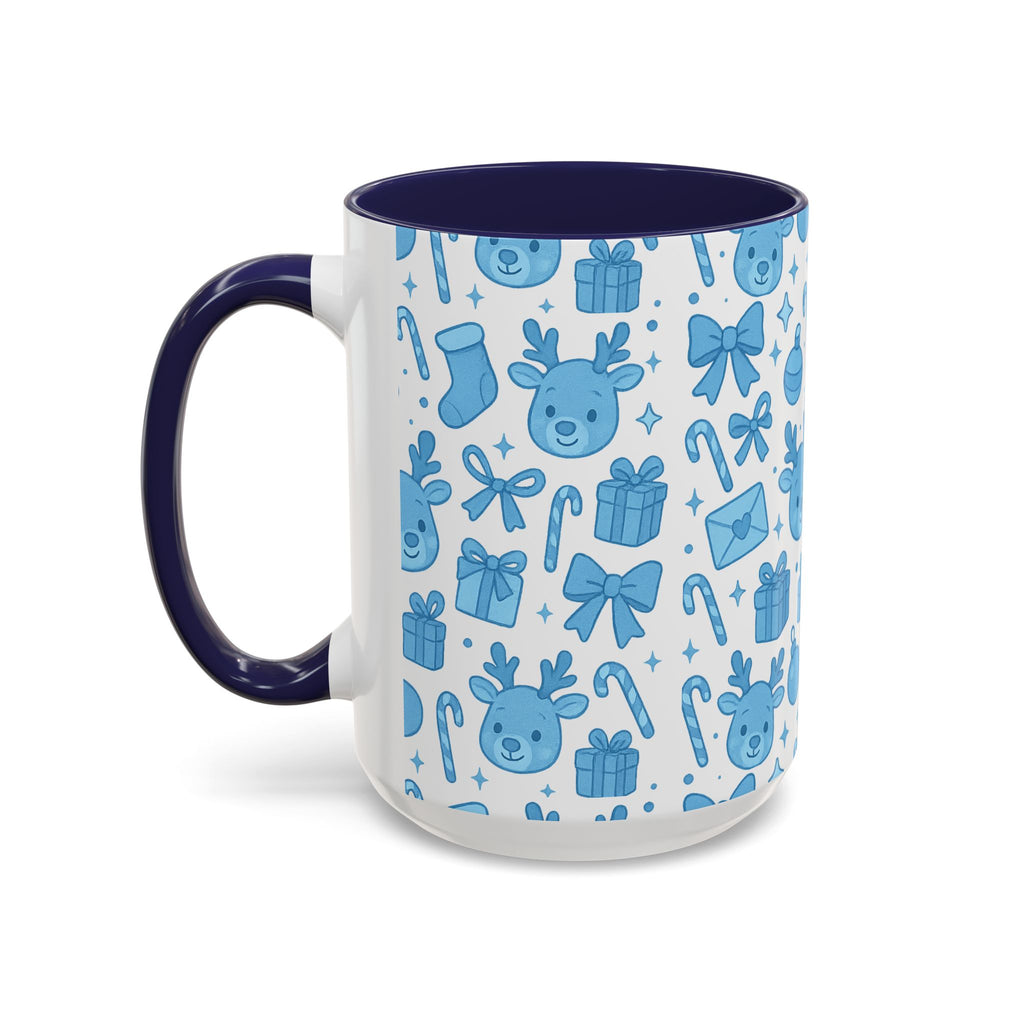 Cute Blue Christmas Mug