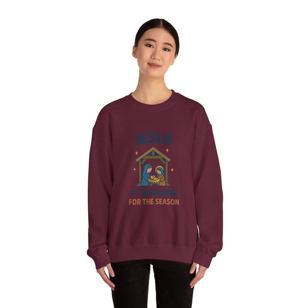 Christmas Sweatshirt - Jesus is the Reason for the Season