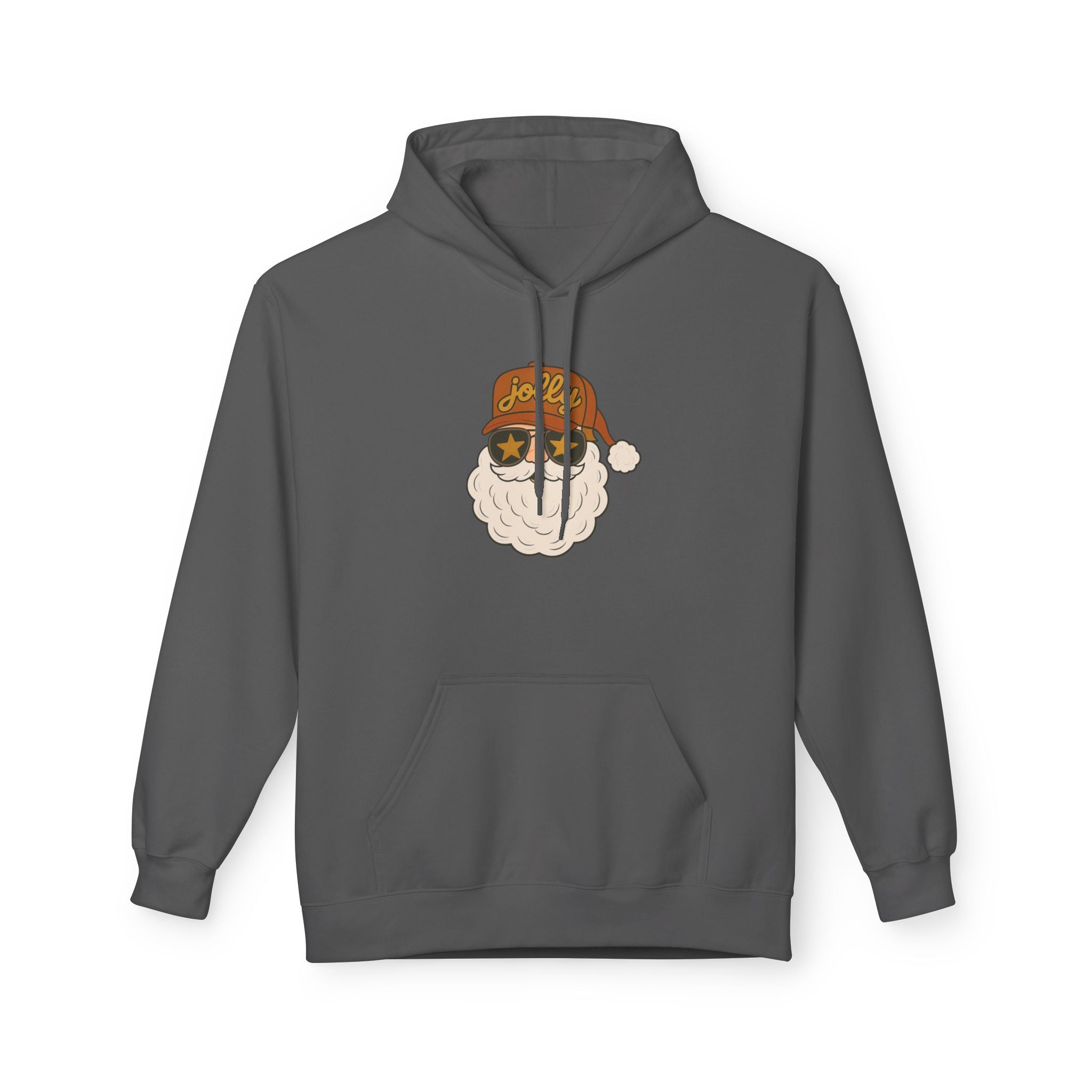Jolly Santa Fleece Hoodie