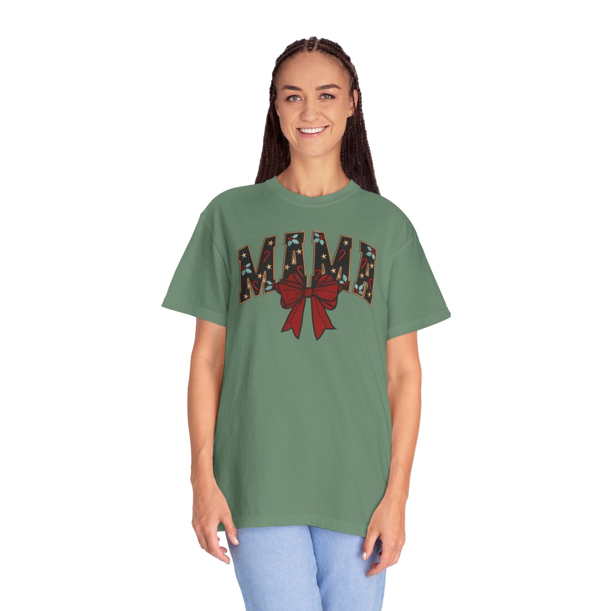 Festive Mama Bow Unisex T-Shirt