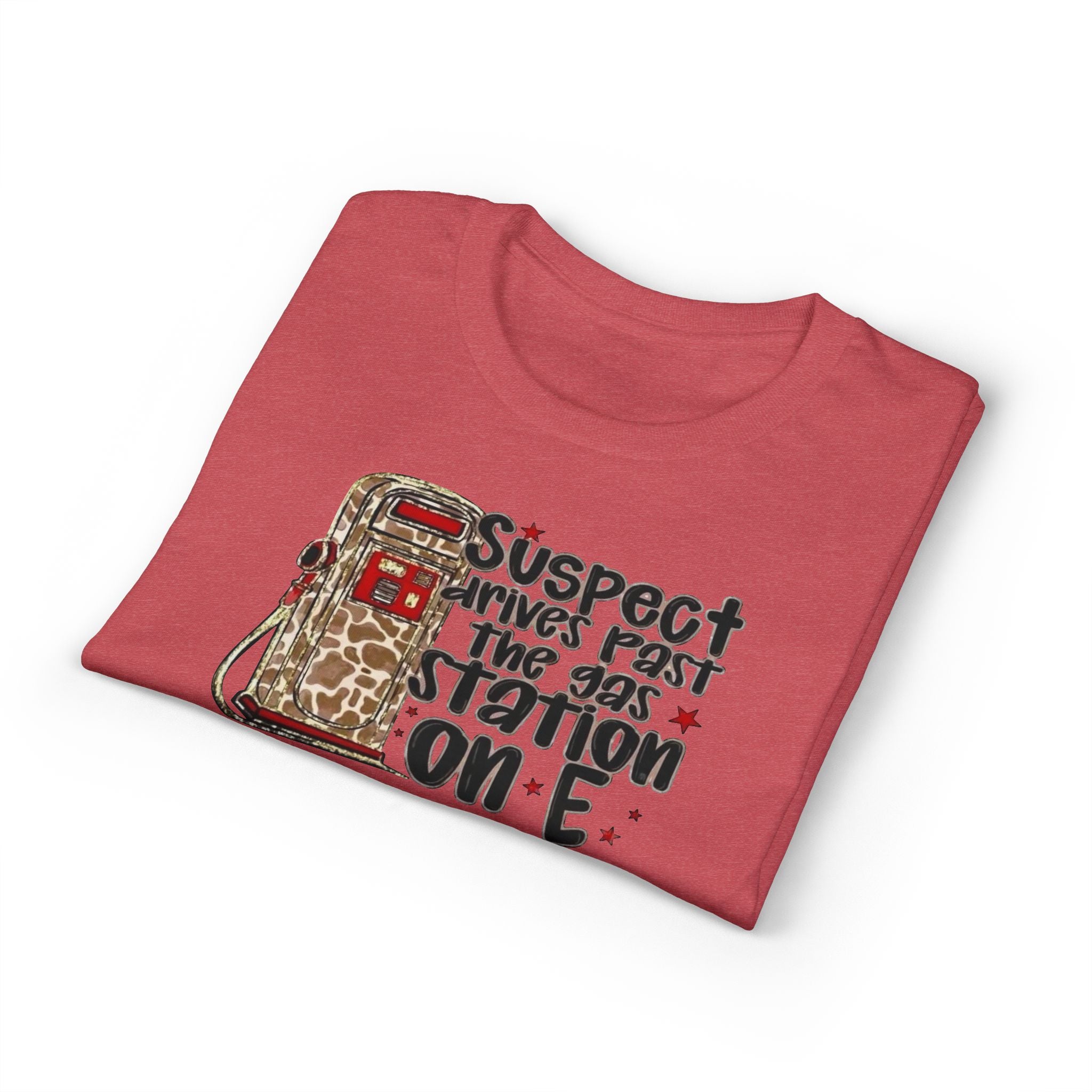 Suspect Drives on E unisex T-Shirt