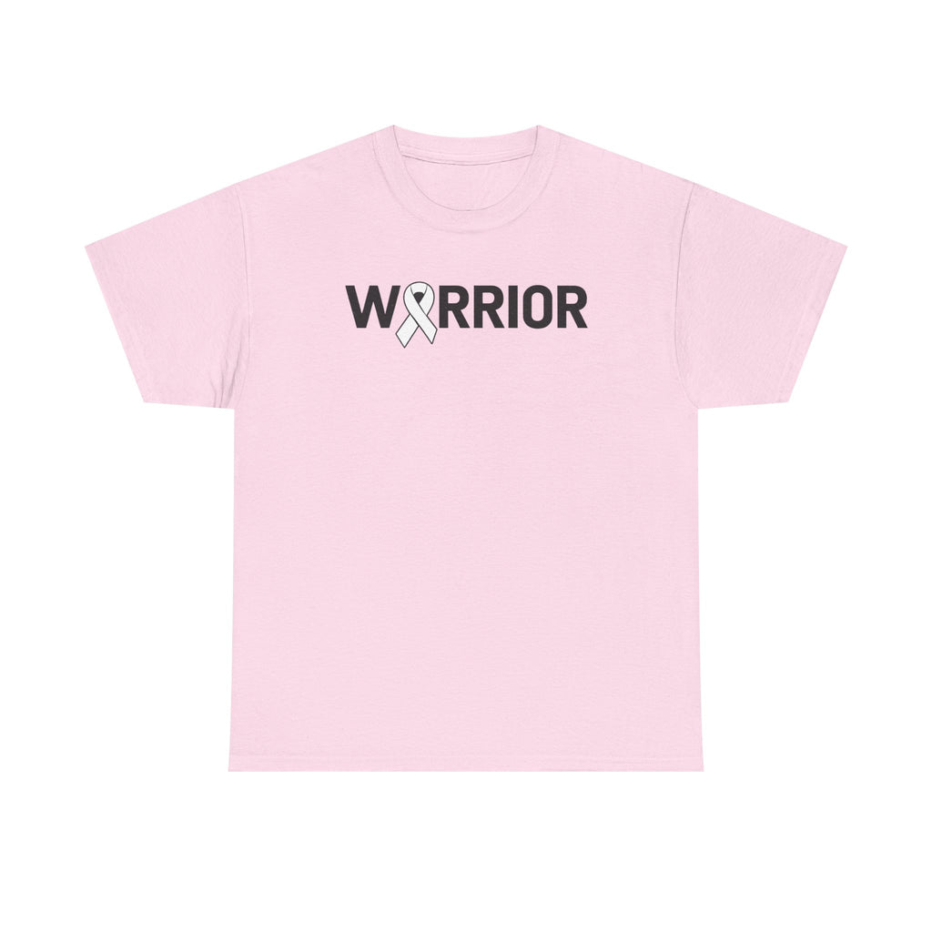 White Ribbon Warrior Unisex Gildan T-Shirt