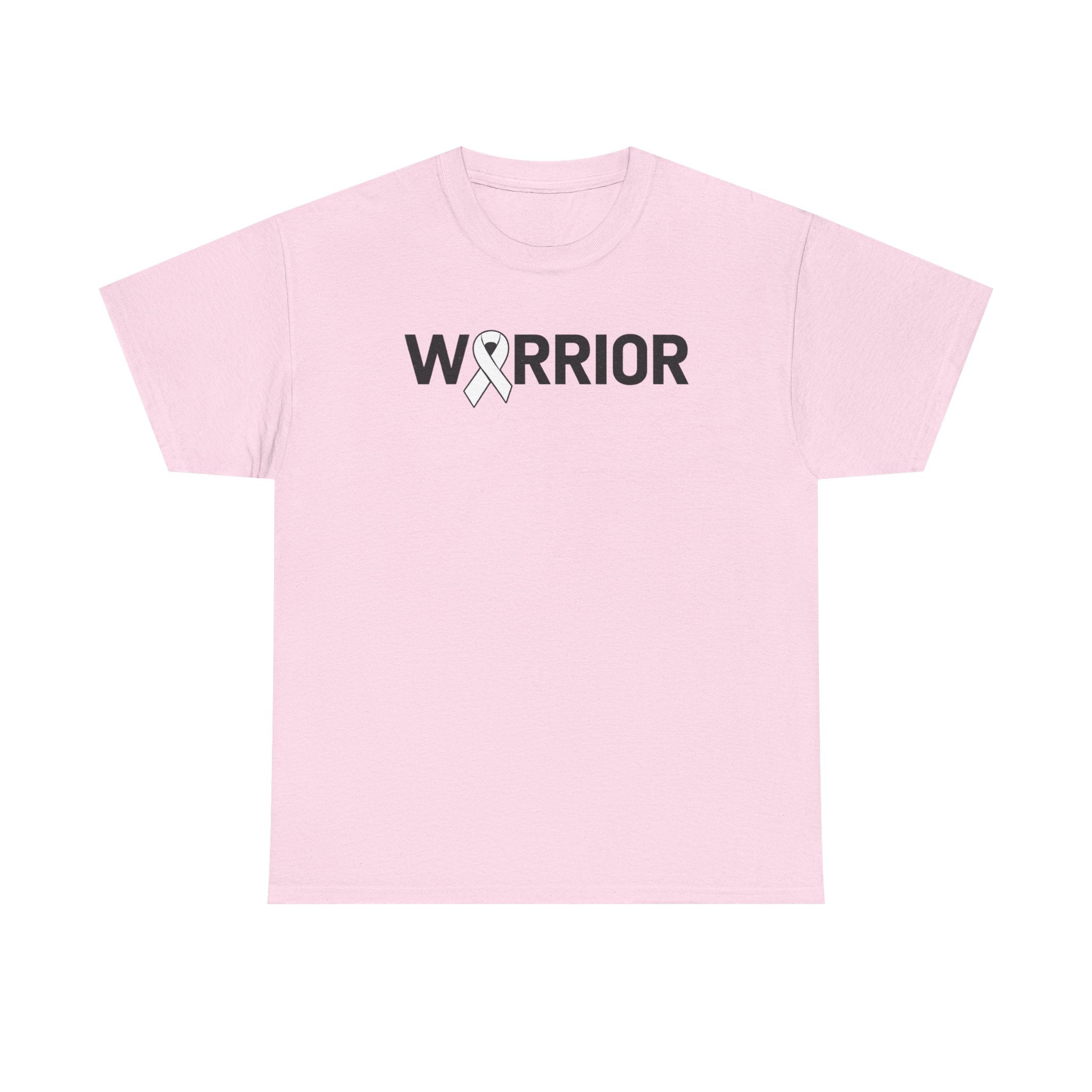 White Ribbon Warrior Unisex Gildan T-Shirt