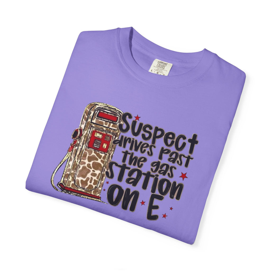 Suspect Drives on E Unisex T-Shirt