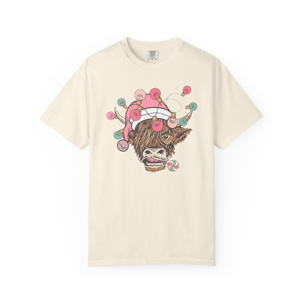 Christmas Cow Unisex T-Shirt