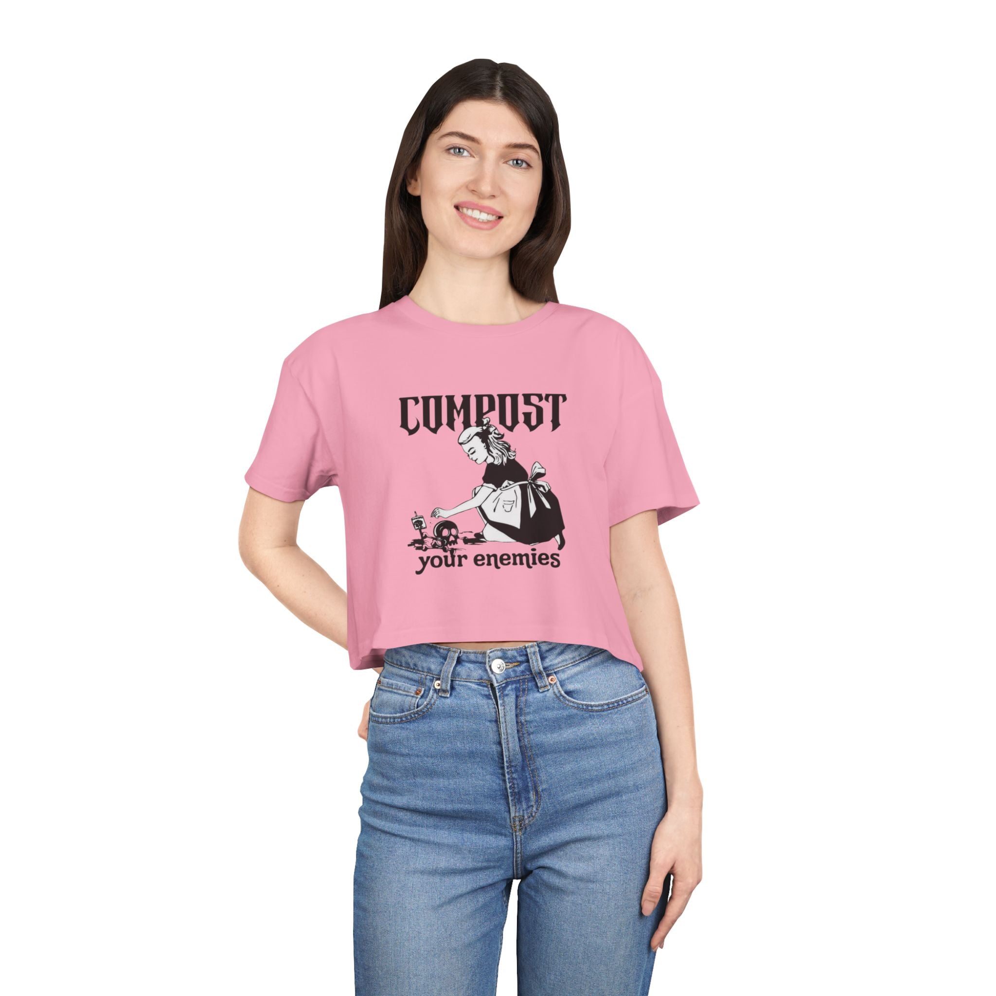 Crop Tee – Compost Your Enemies