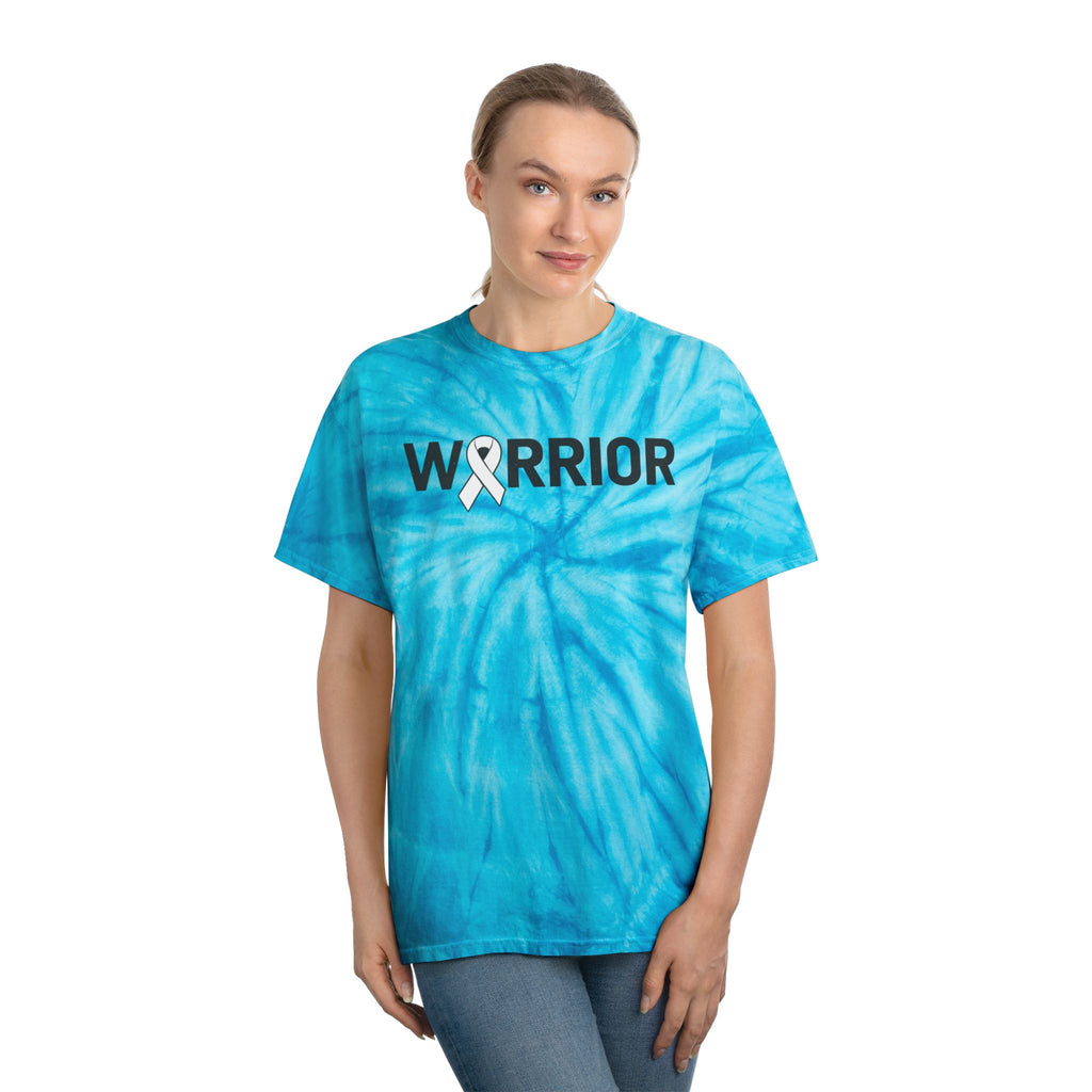 White Ribbon Warrior Tie-Dye Cyclone Tee