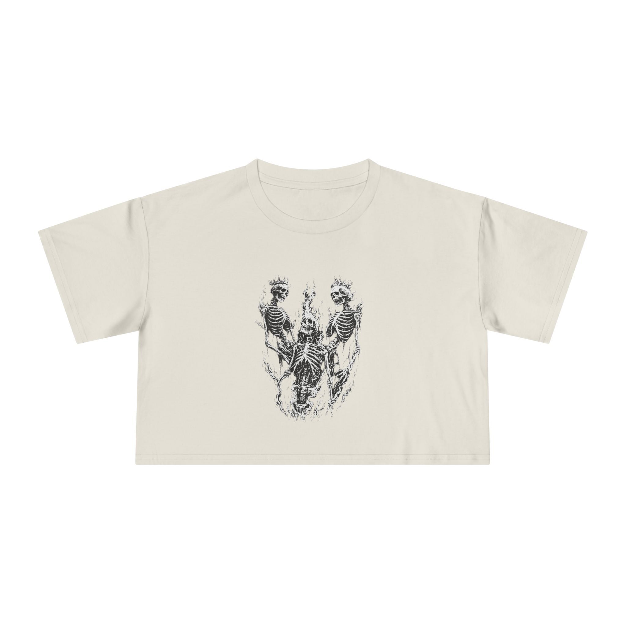 Crop Tee – Skeletons