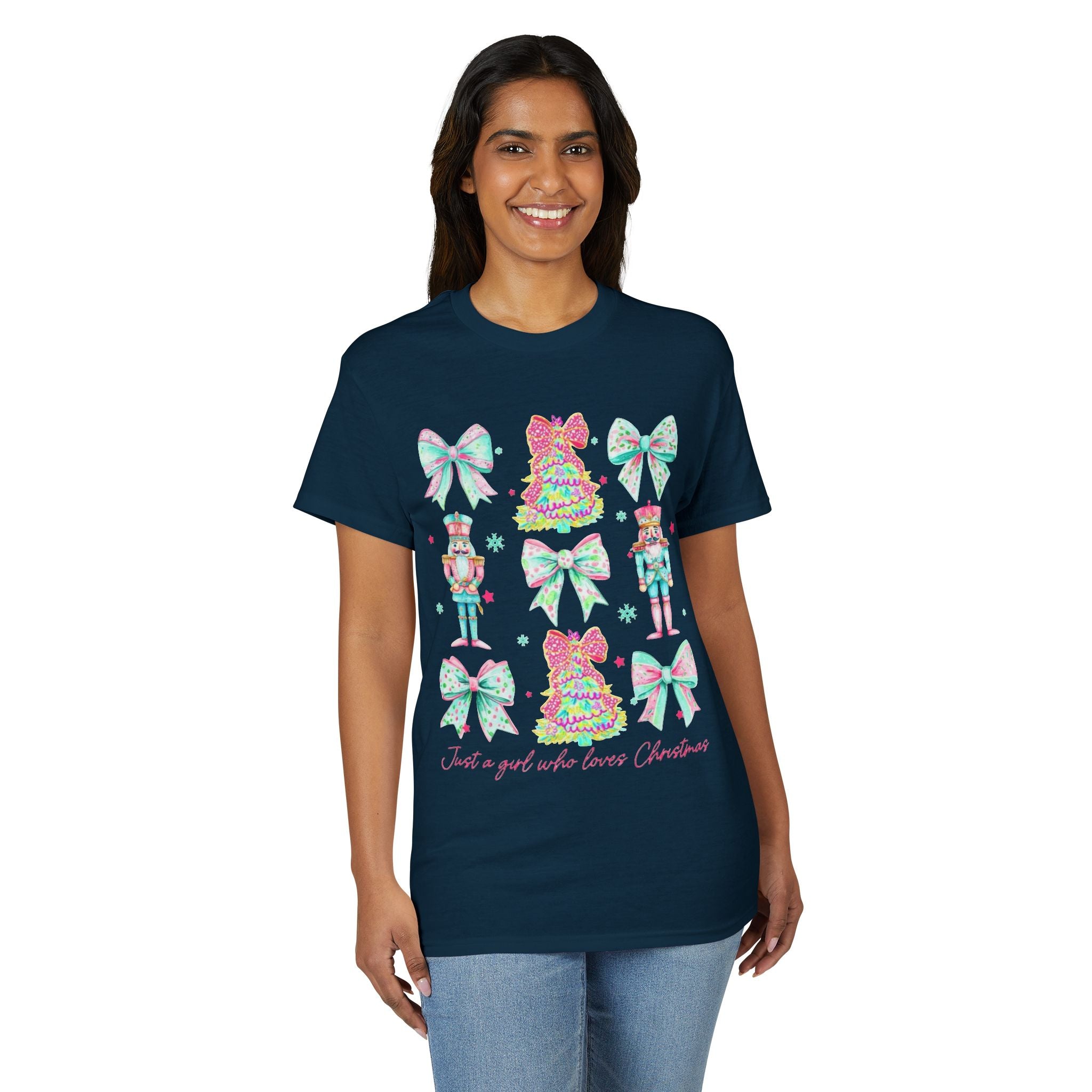 Just a Girl Who Loves Christmas Gildan unisex T-Shirt