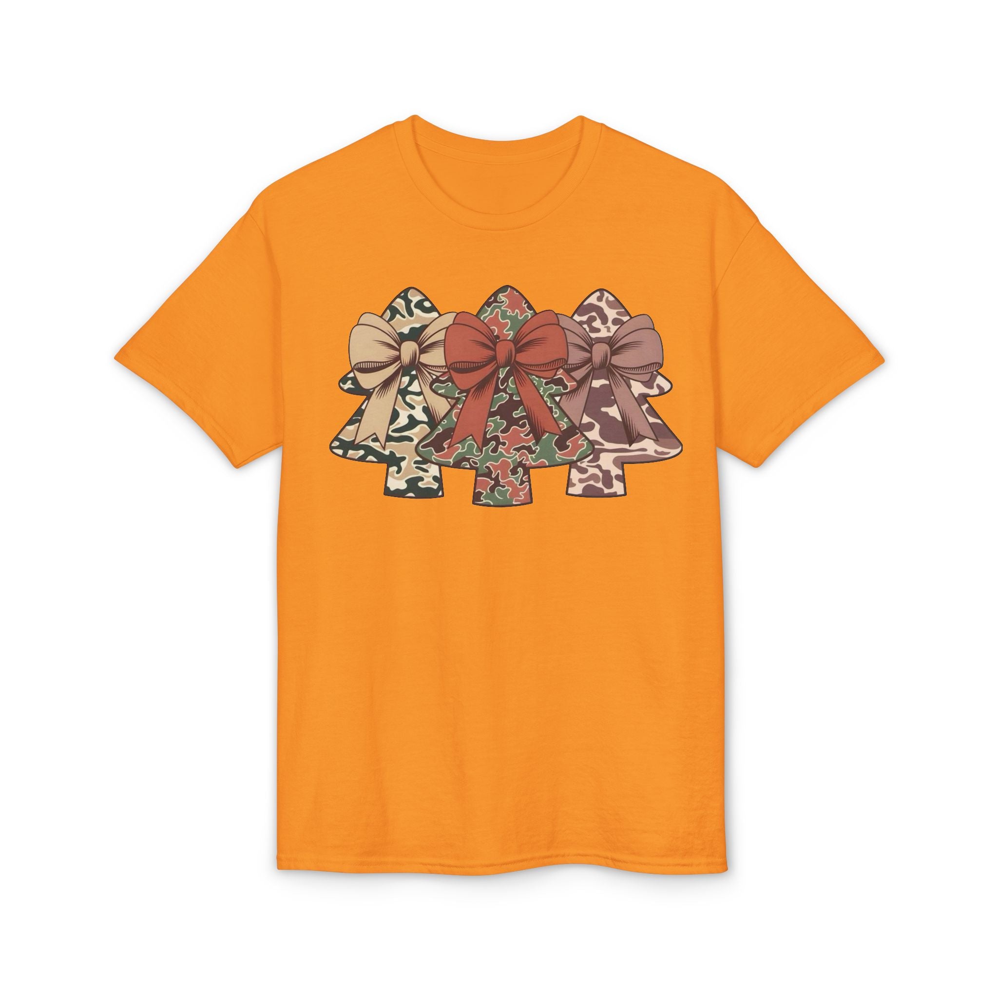 Camo Bow Trees Gildan unisex T-Shirt