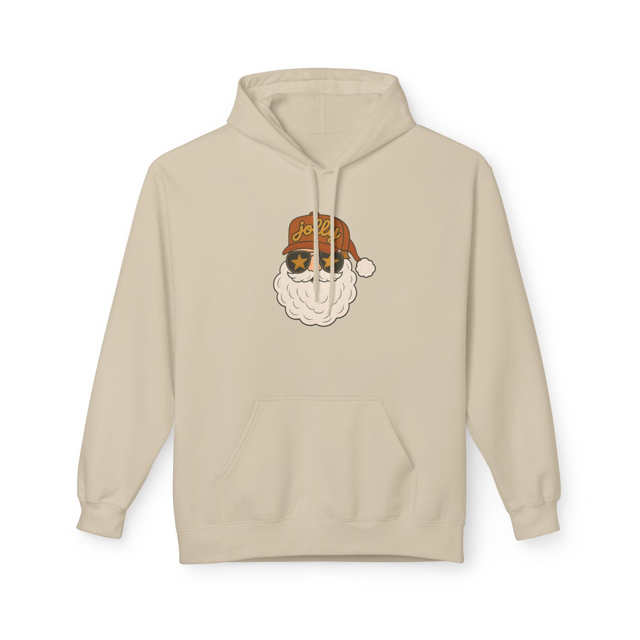 Jolly Santa Fleece Hoodie