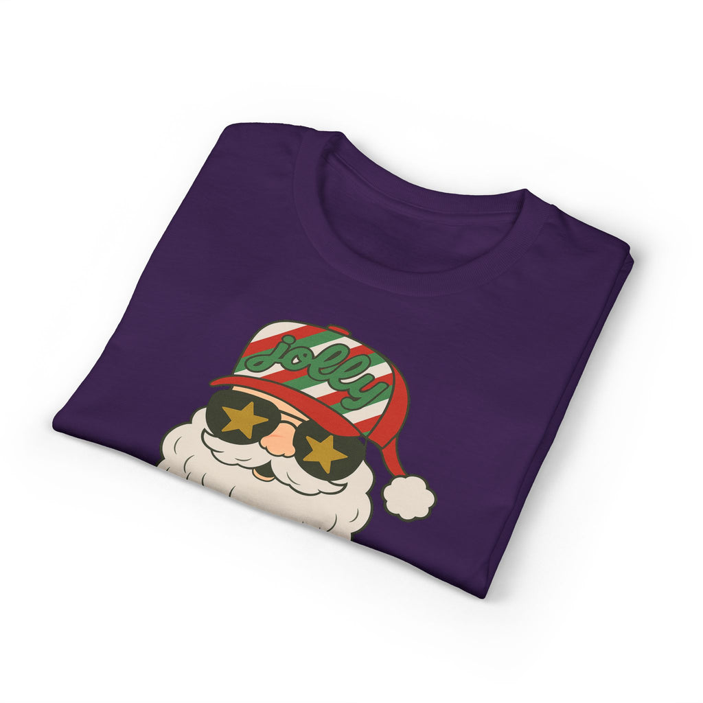 Striped Jolly Santa Gildan unisex T-Shirt