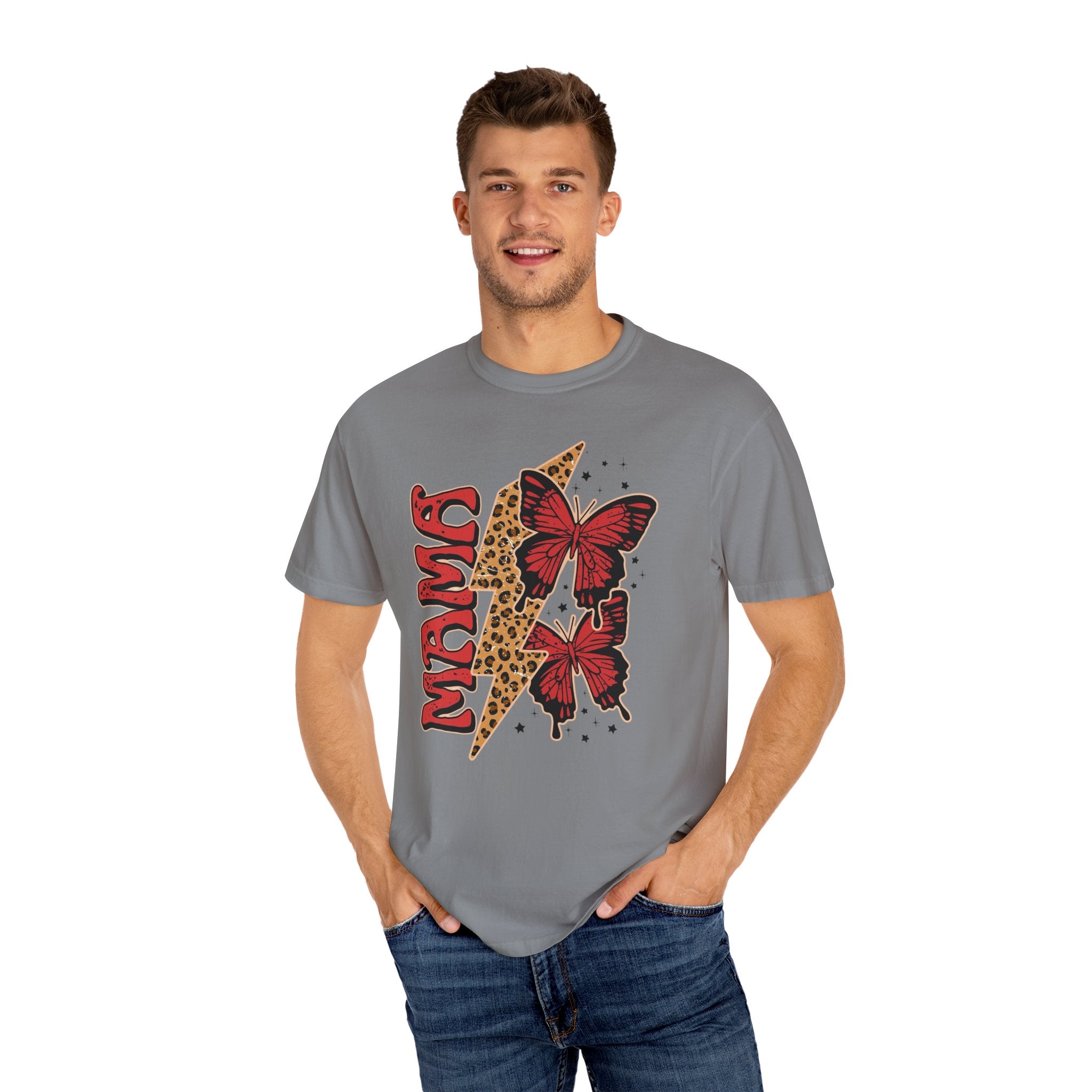 Cheetah Butterfly Mama Unisex T-Shirt